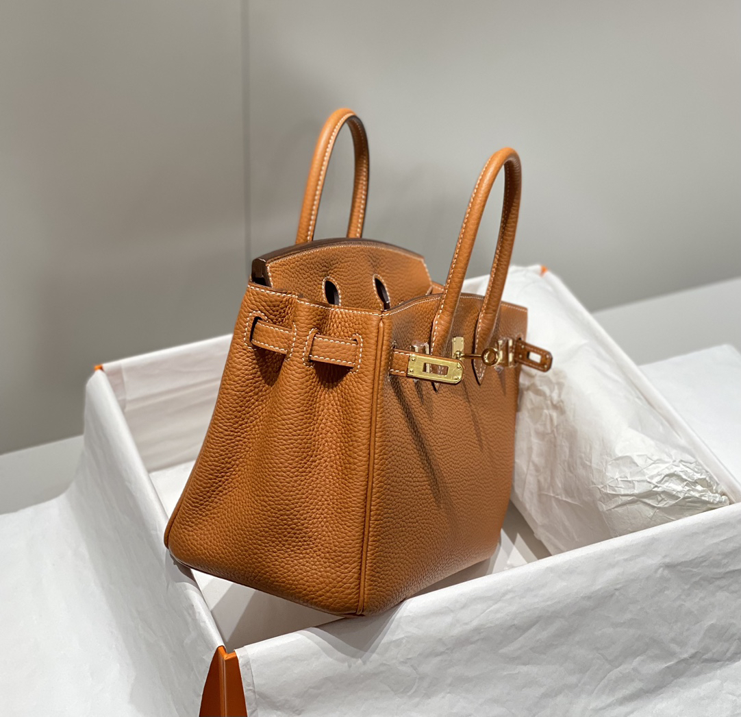 [TOP] HERMES Birkin Togo Leather 25cm - Gold & GHW