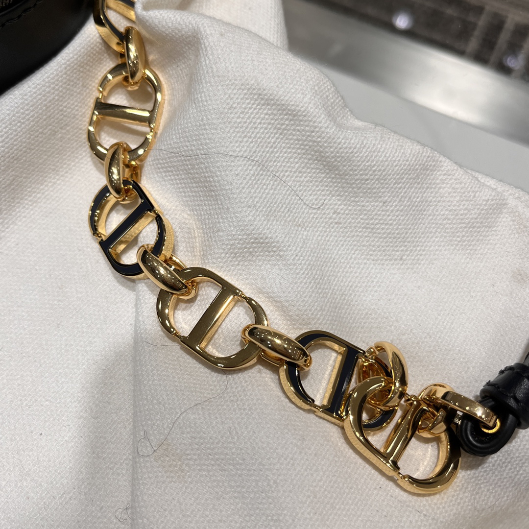 [TOP] Christian Dior Montaigne Bag 22.5*12.5*6.5cm - Navy Blue