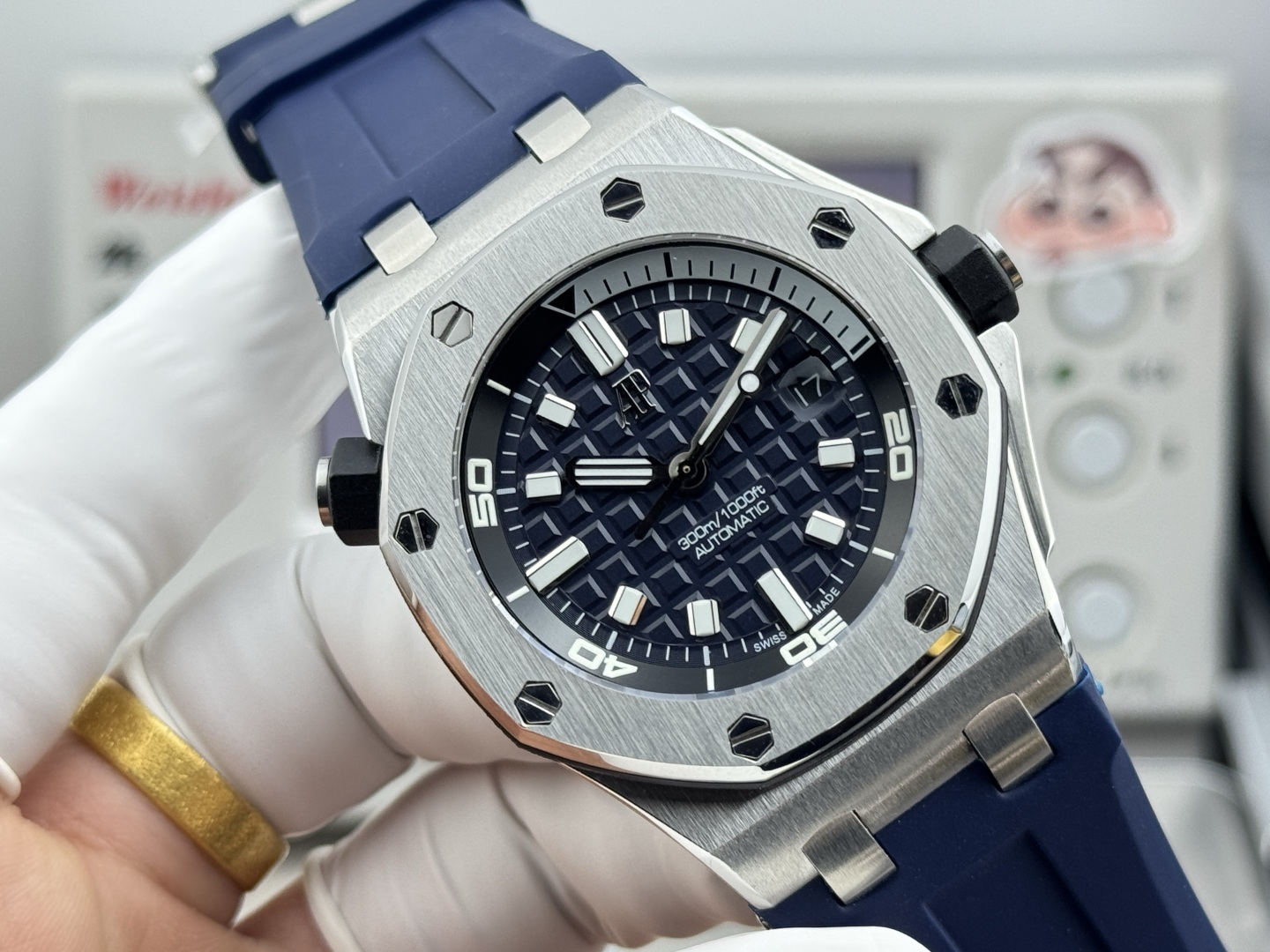 [TOP] Audemars Piguet Men's Watch 42mmX14.1mm - Blue - 711 Luxury
