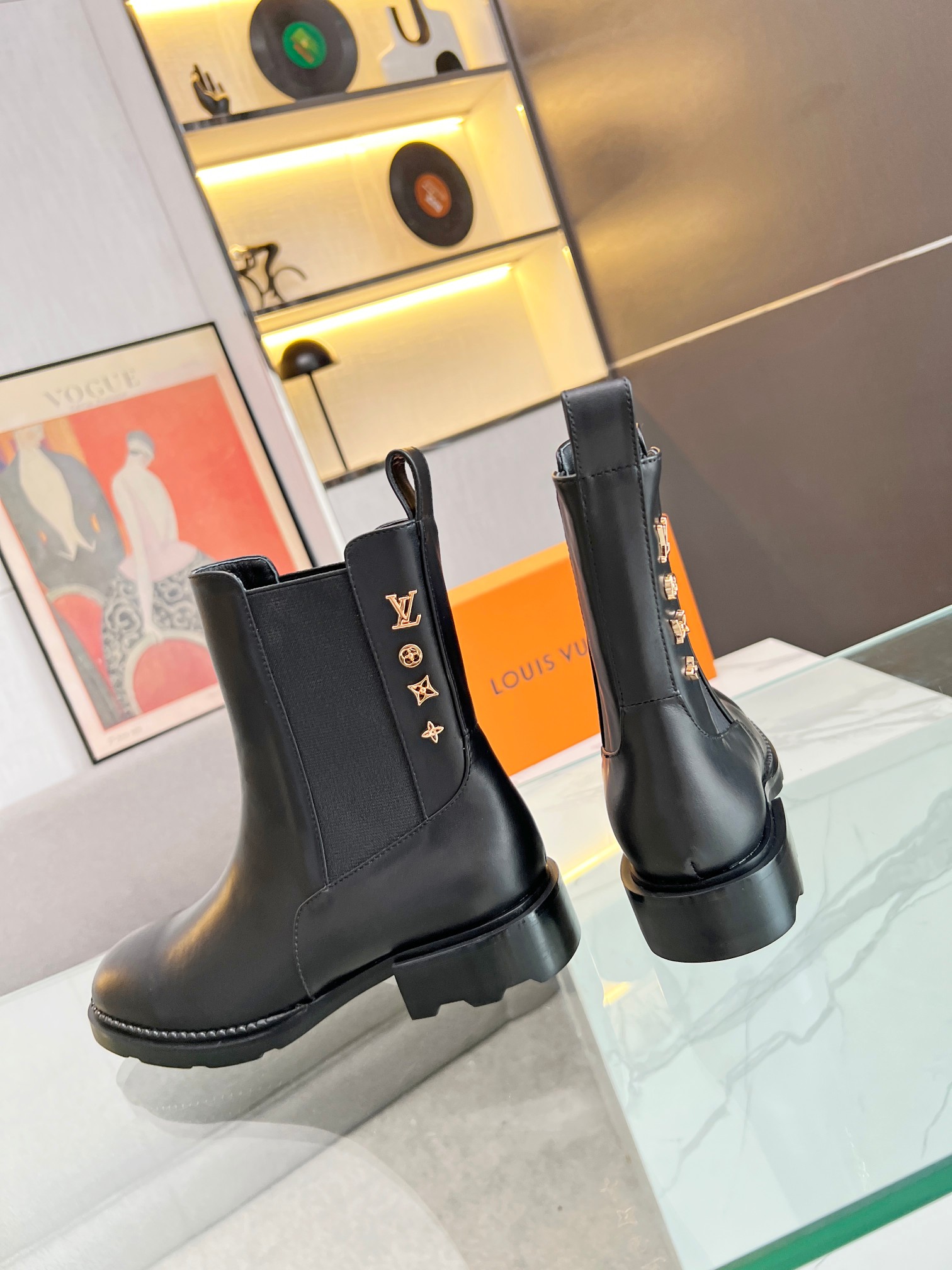 [TOP] Louis Vuitton LV Boots - Black - 711 Luxury
