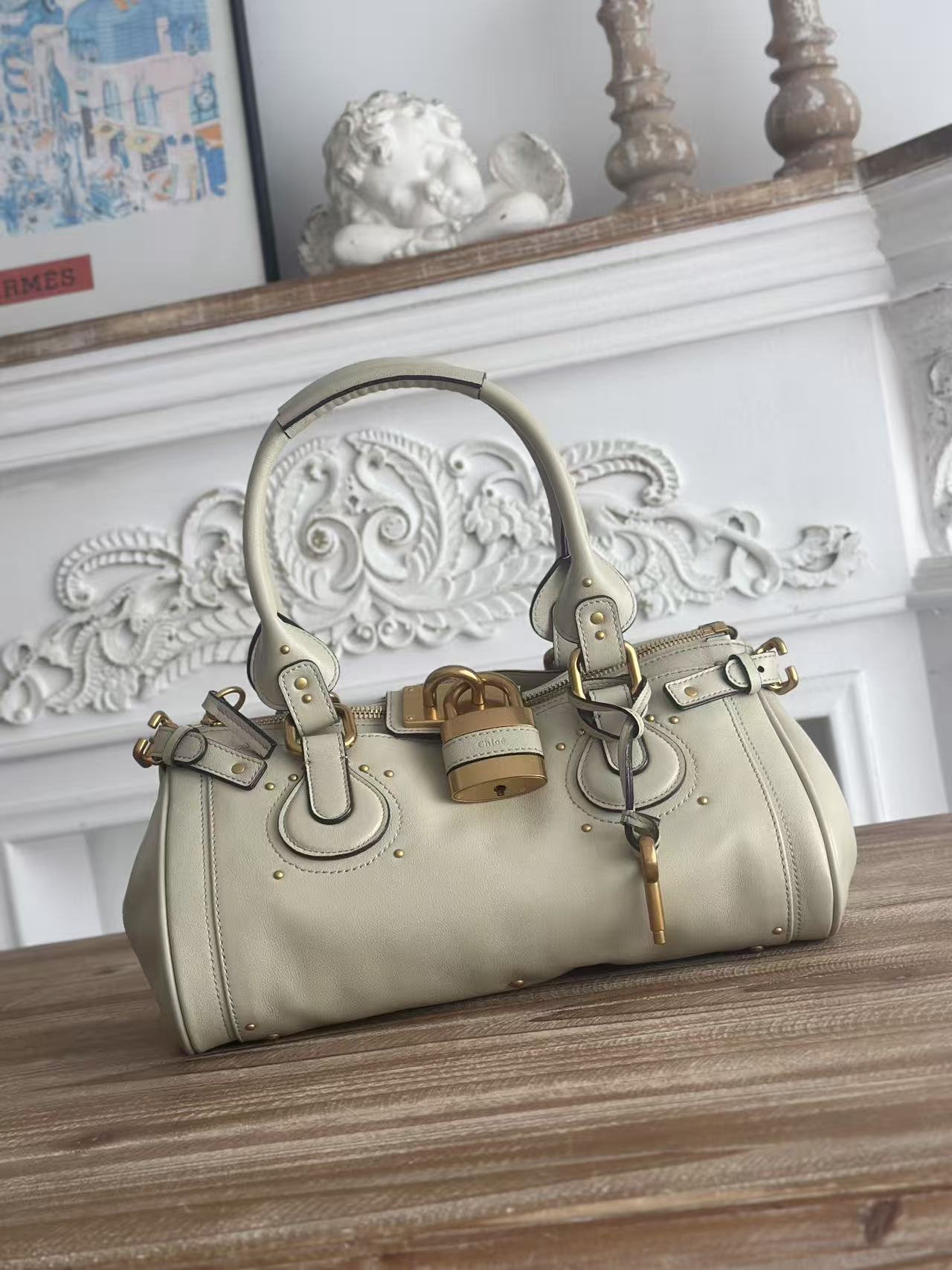 [TOP] Chloe Paddington Bag 36*18*15cm - Beige - 711 Luxury