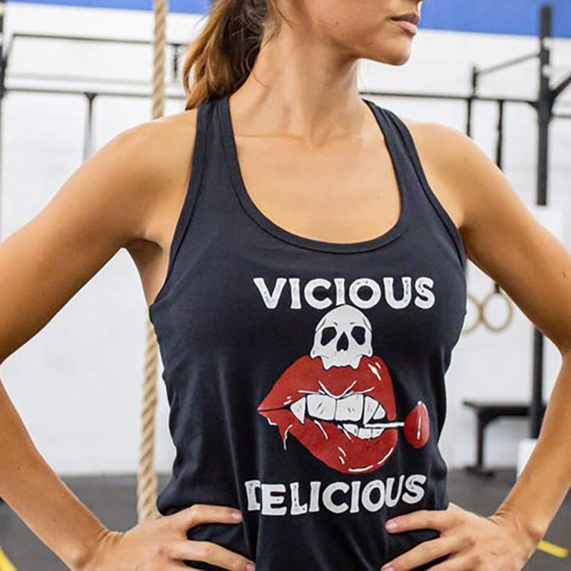 Women's Vicious n Delicious Racer-Back Tank Top