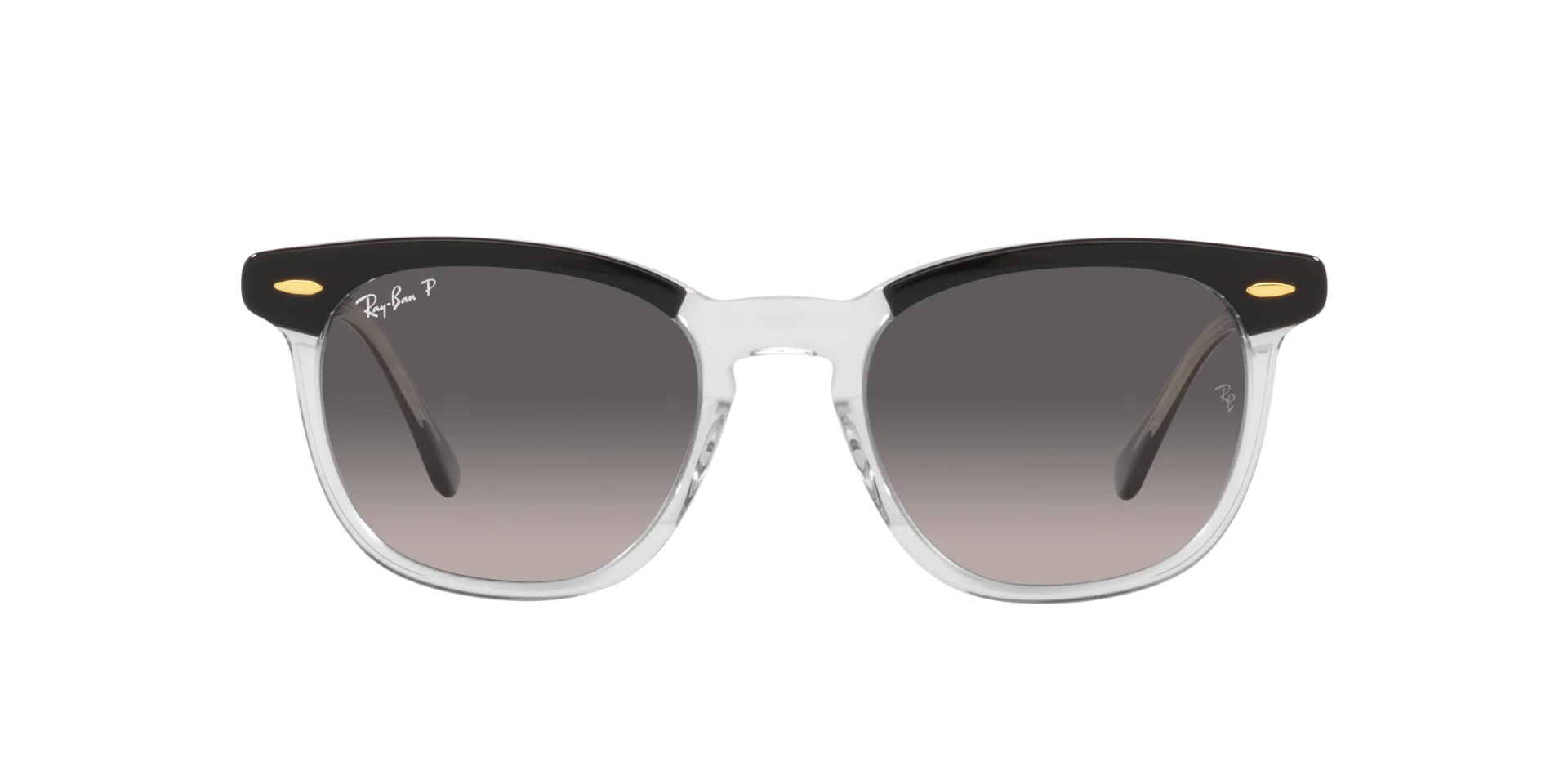 Hawkeye - Black On Transparent | Grey Gradient Polar - 52mm