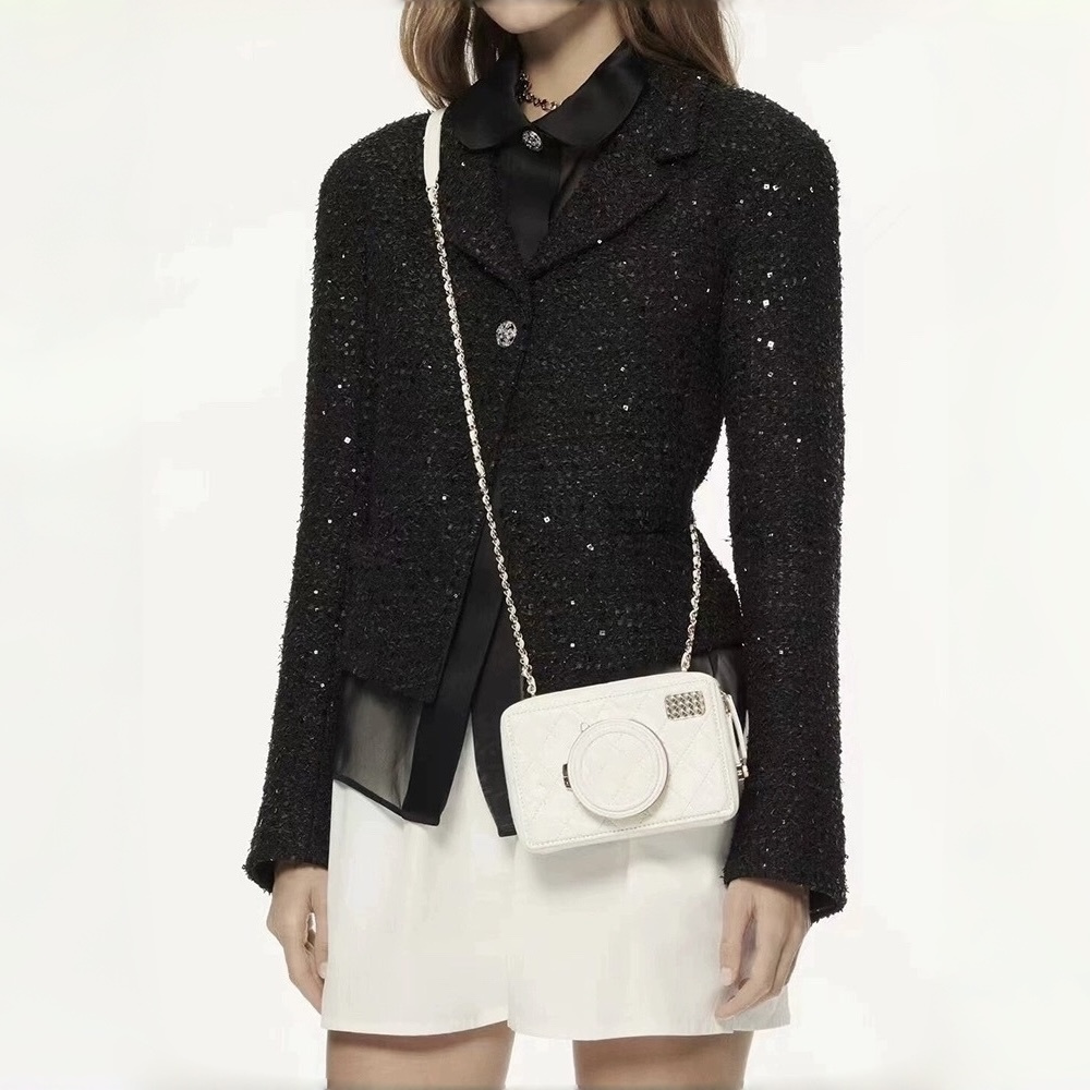 Chanel Suit Collar Irregular Cut Jacket #384941