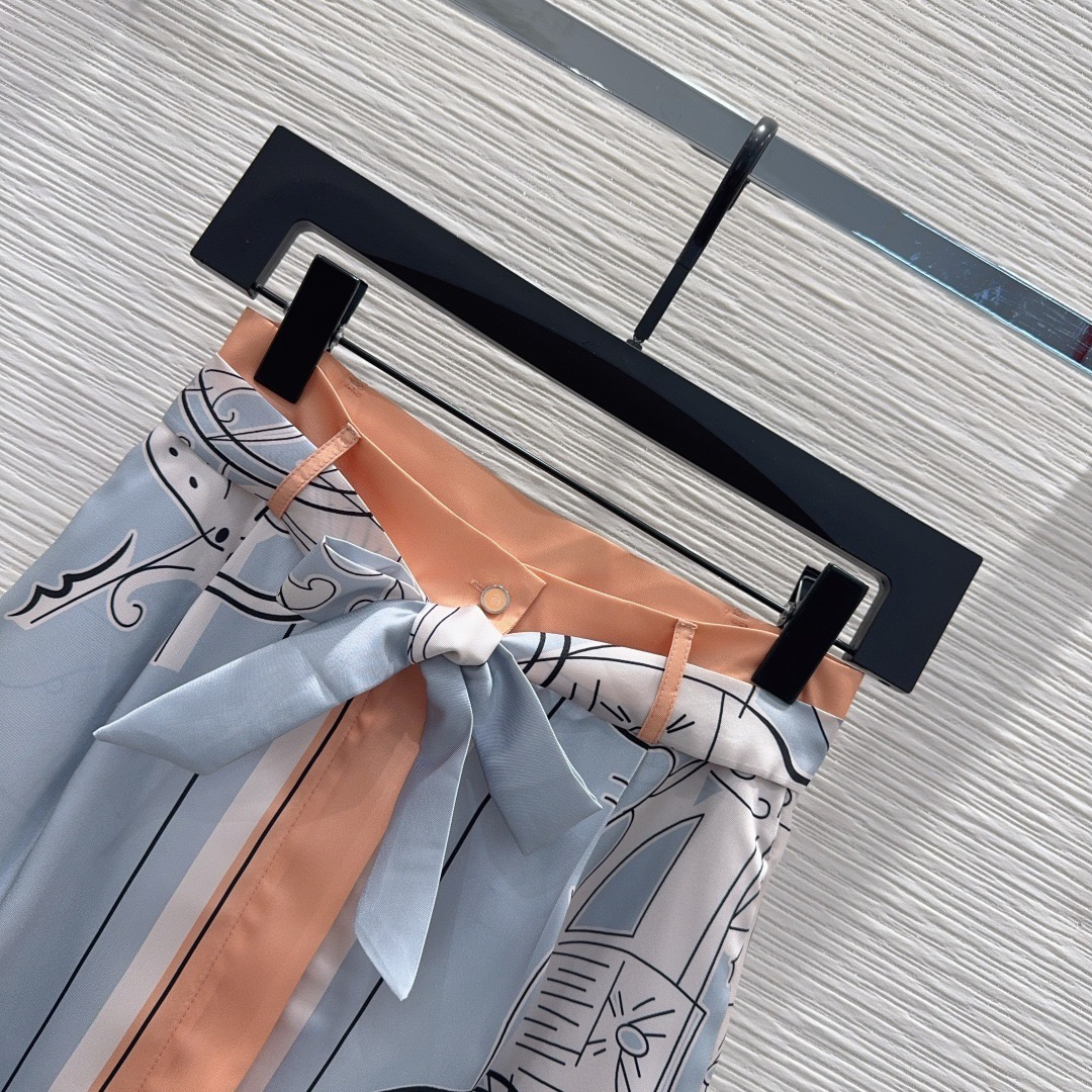 [TOP] HERMES Skirt - Blue