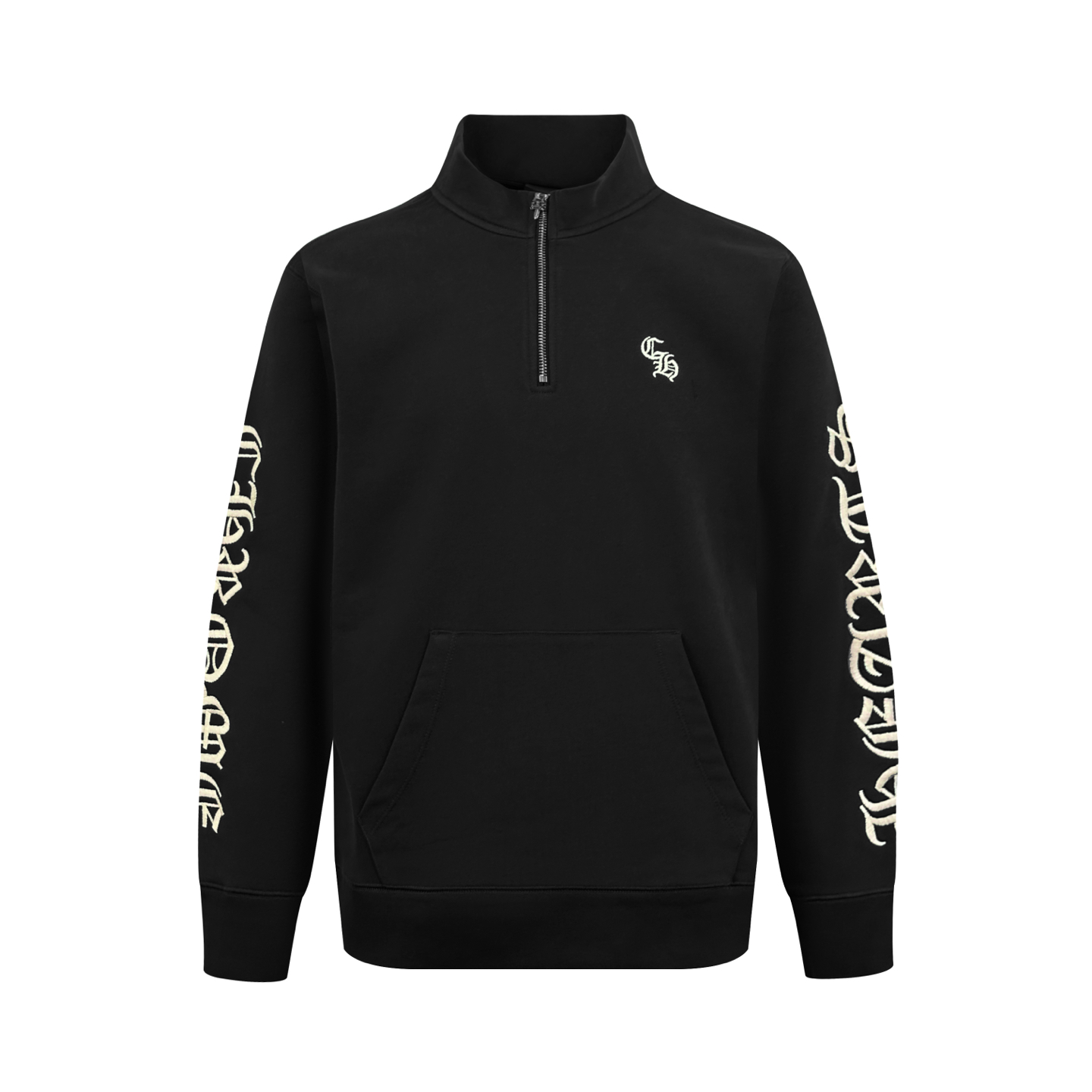 Chrome Hearts Clothing Chrome Hearts Embroidered Half Zip Sweatshirt #394293 View 2 | Nigo Office