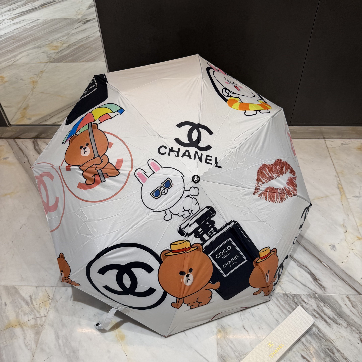 [TOP] CHANEL Umbrella - White - 711 Luxury