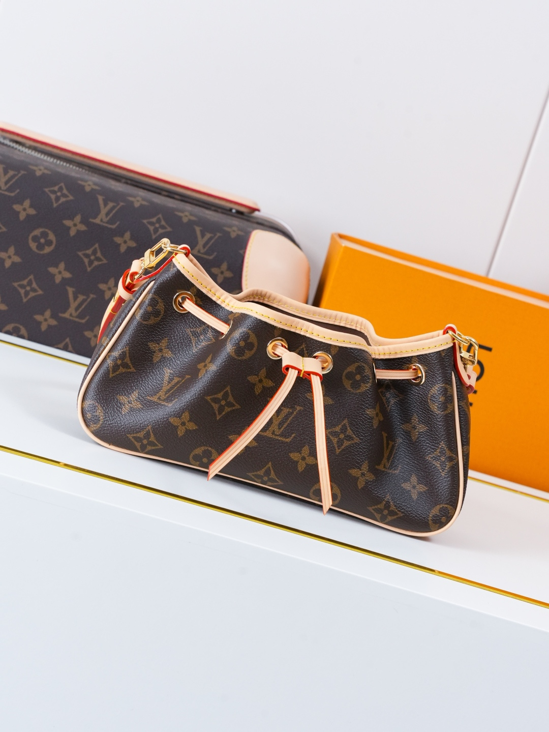 [TOP] Louis Vuitton LV Nano Frivole Bag 24 x 13 x 8 cm - Brown - 711 Luxury
