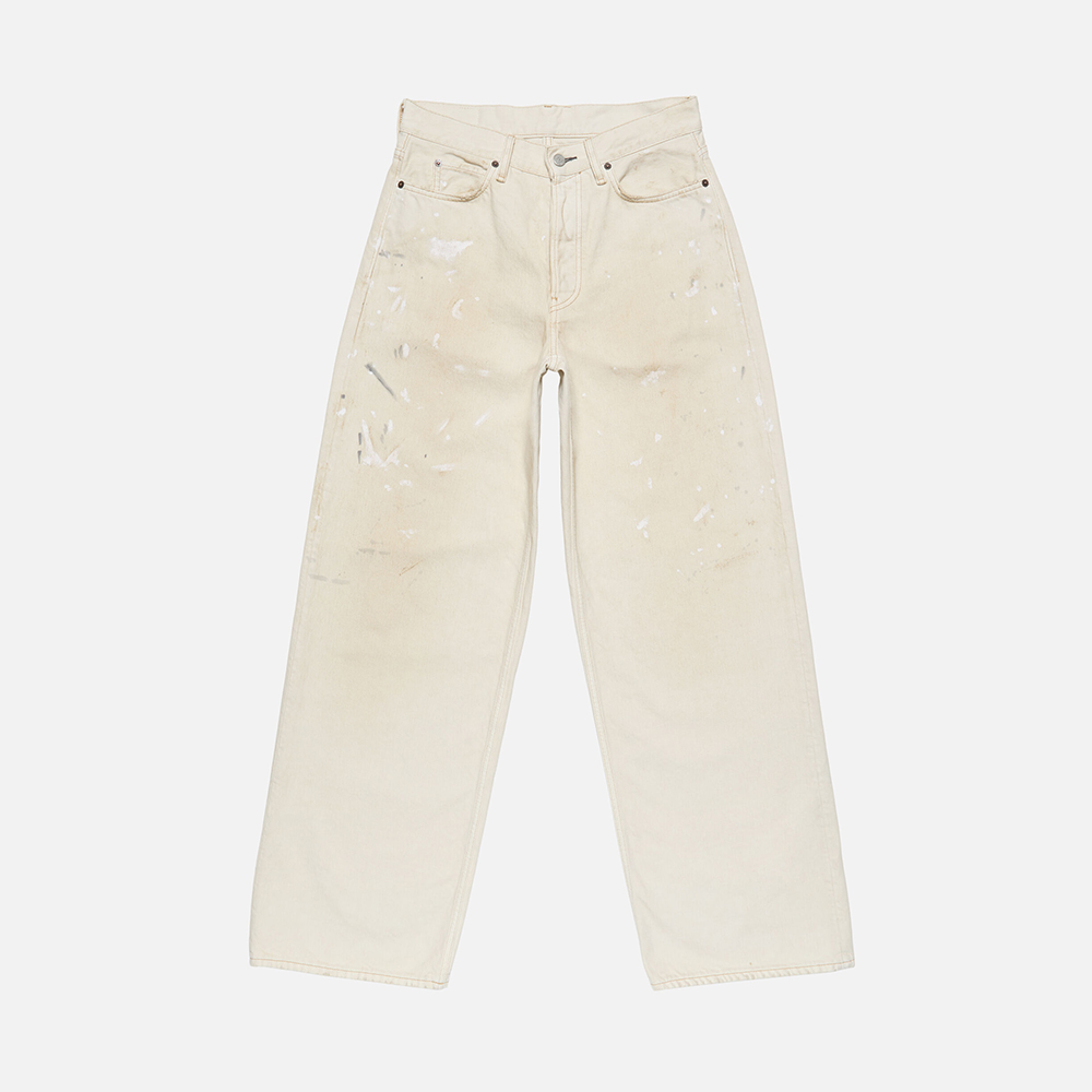 Acne Studios Clothing Acne Studios Loose Fit Jeans With Leather Pockets #394994 | Nigo Office