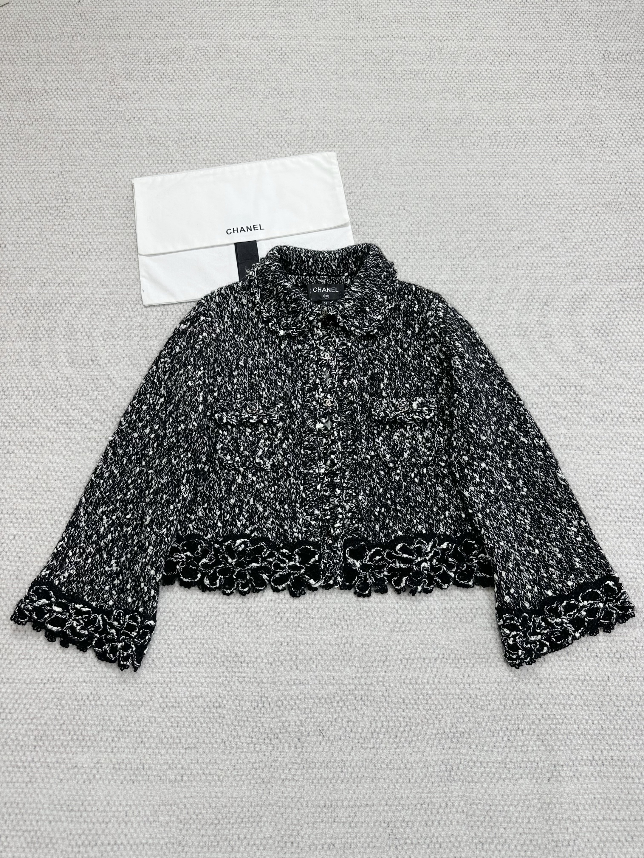 Chanel Clothing CHANEL Top-quality Version Grainy Hollow Cardigan Skirt #334775 View 2 | Nigo Office