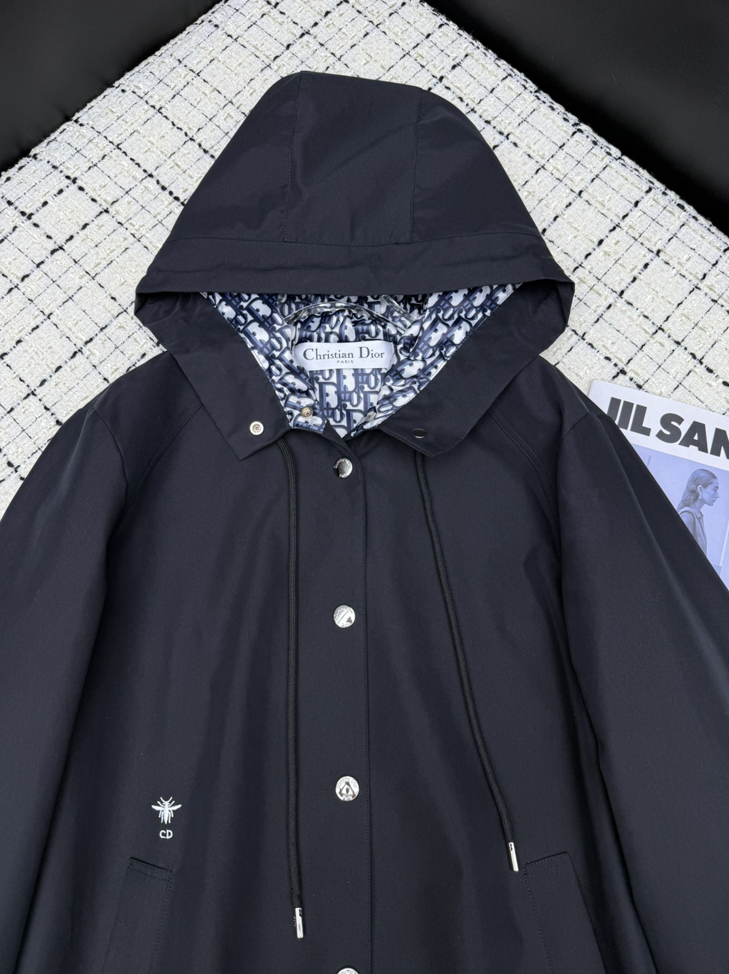 [TOP] Christian Dior Trench Coat - Black