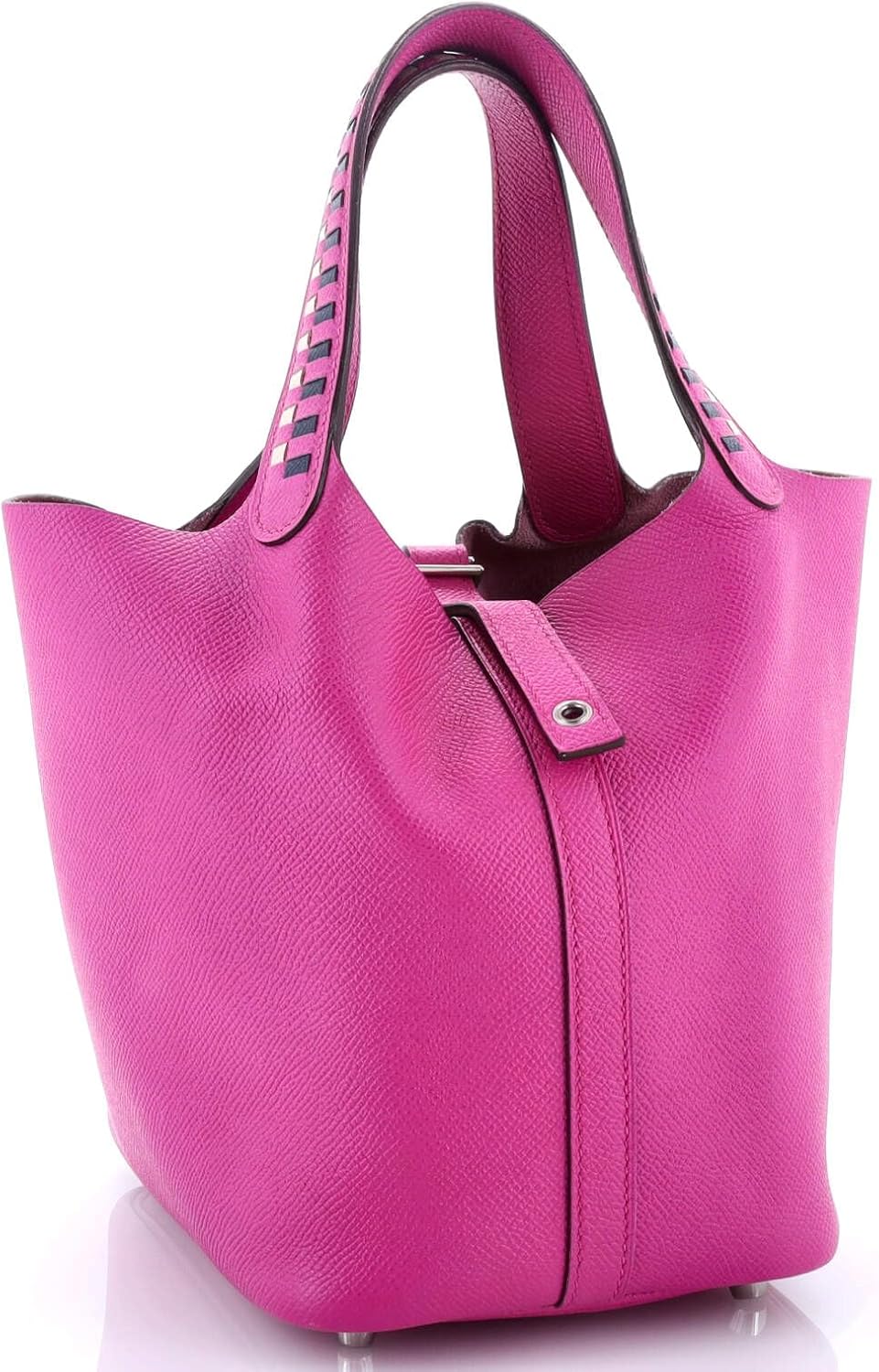 Hermès, Pre-Loved Picotin Lock Bag Tressage Epsom PM, Magnolia