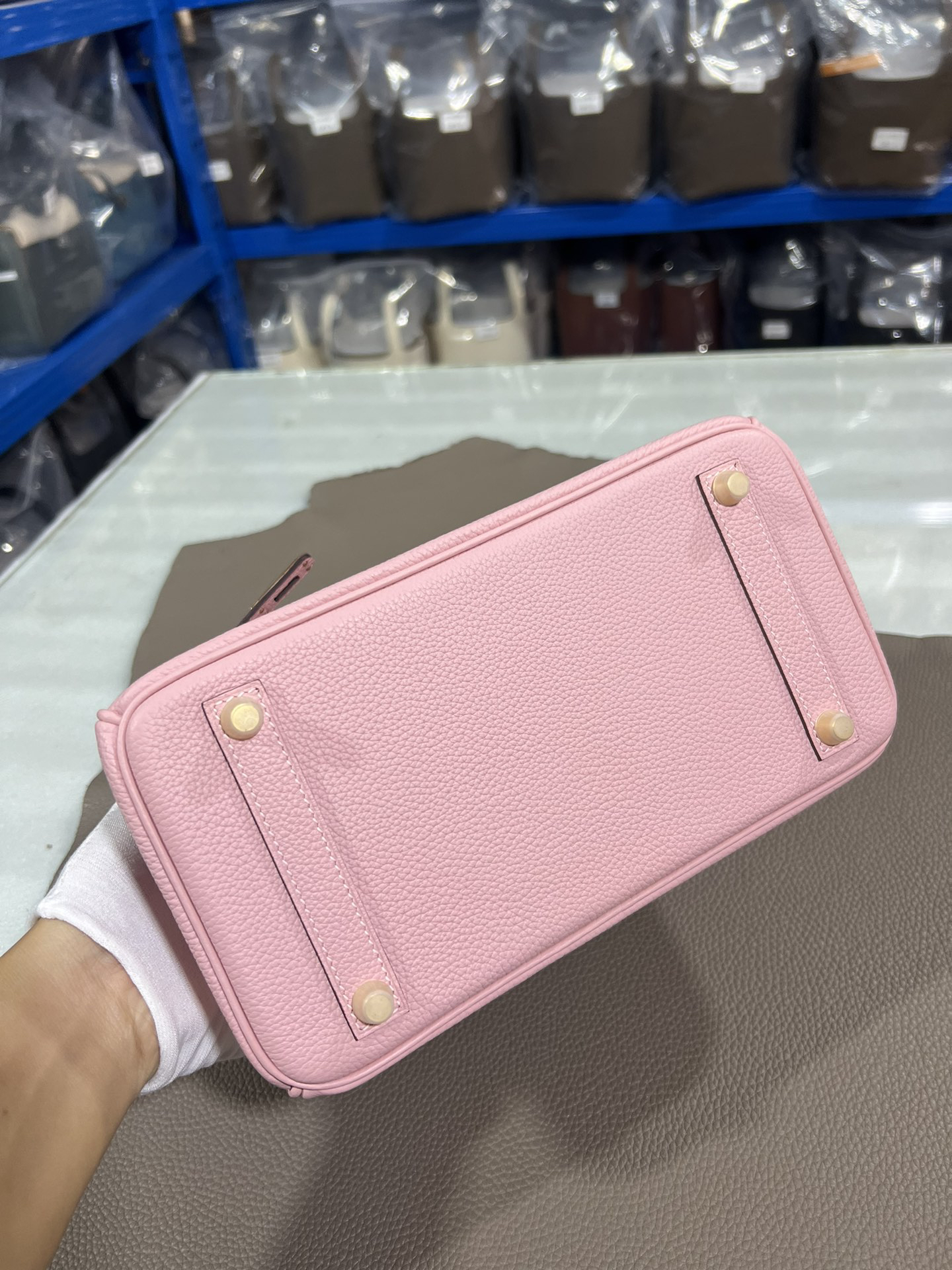 [TOP] HERMES Birkin Togo Leather 25cm - Rose Sakura & GHW