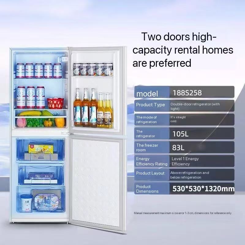188L double-door refrigerator---0.4CBM