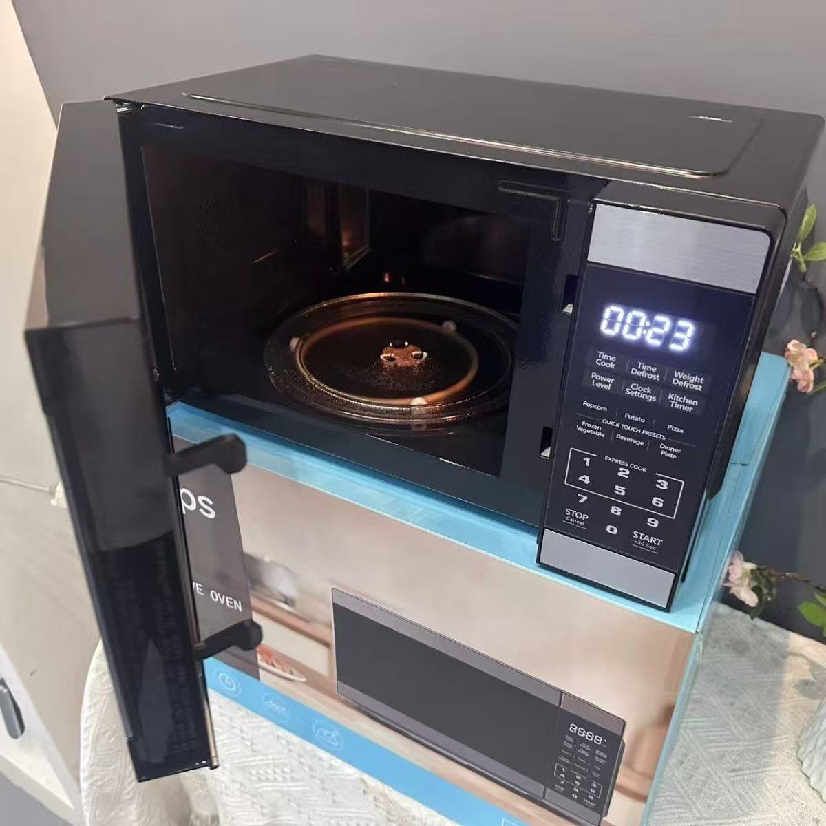 20L Commercial Microwave Oven with Heating and Touchscreen Controls