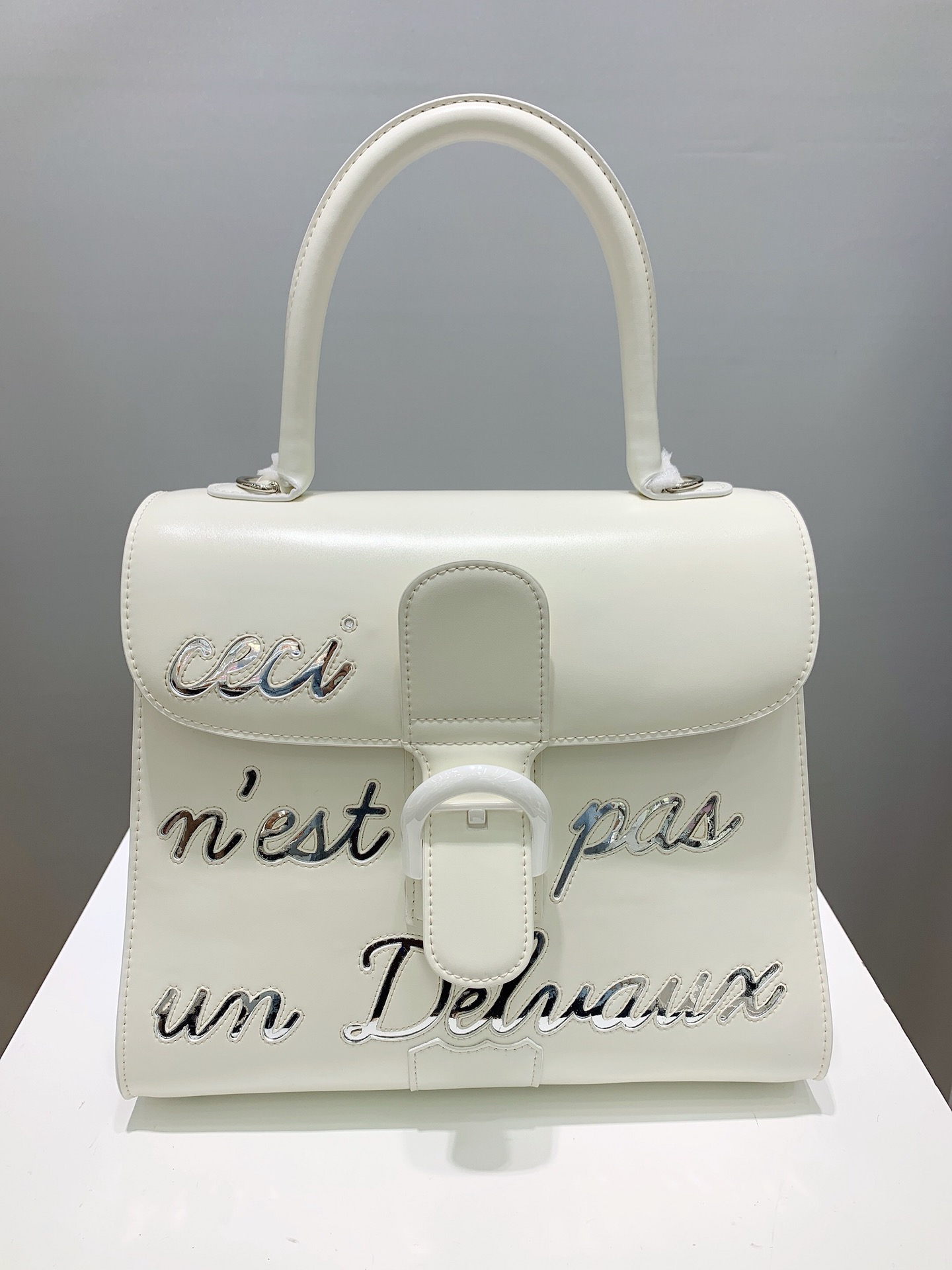 [TOP] Delvaux Brillant Bag Box Leather 28cm - White - 711 Luxury