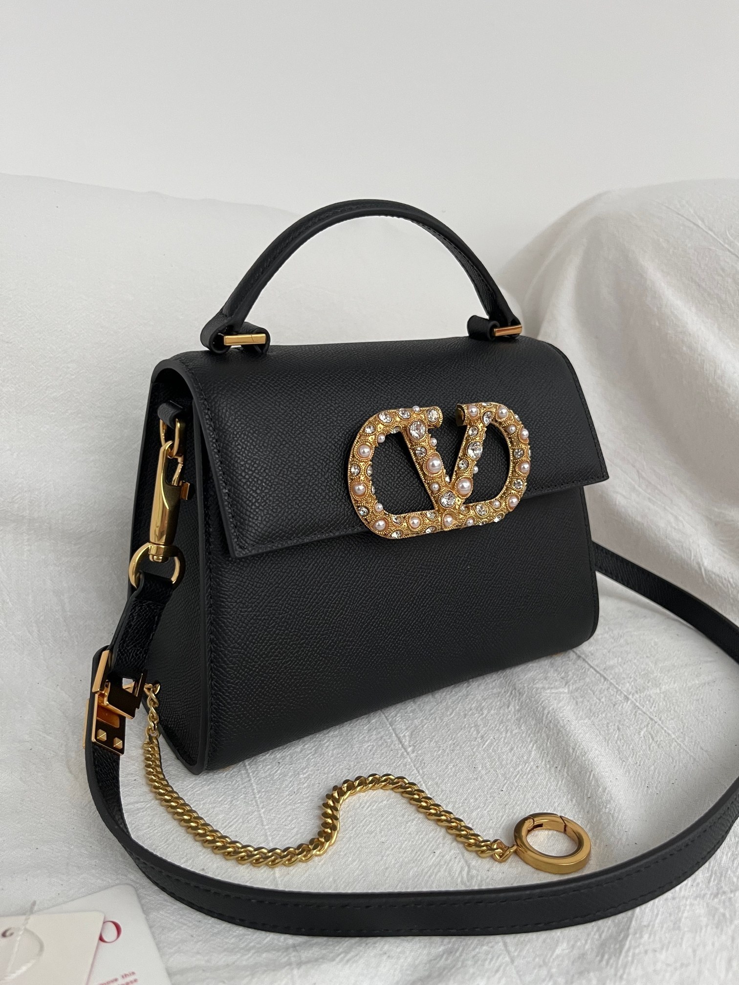 [TOP] VALENTINO Garavani Vsling  Bag 22x16x9cm - Black