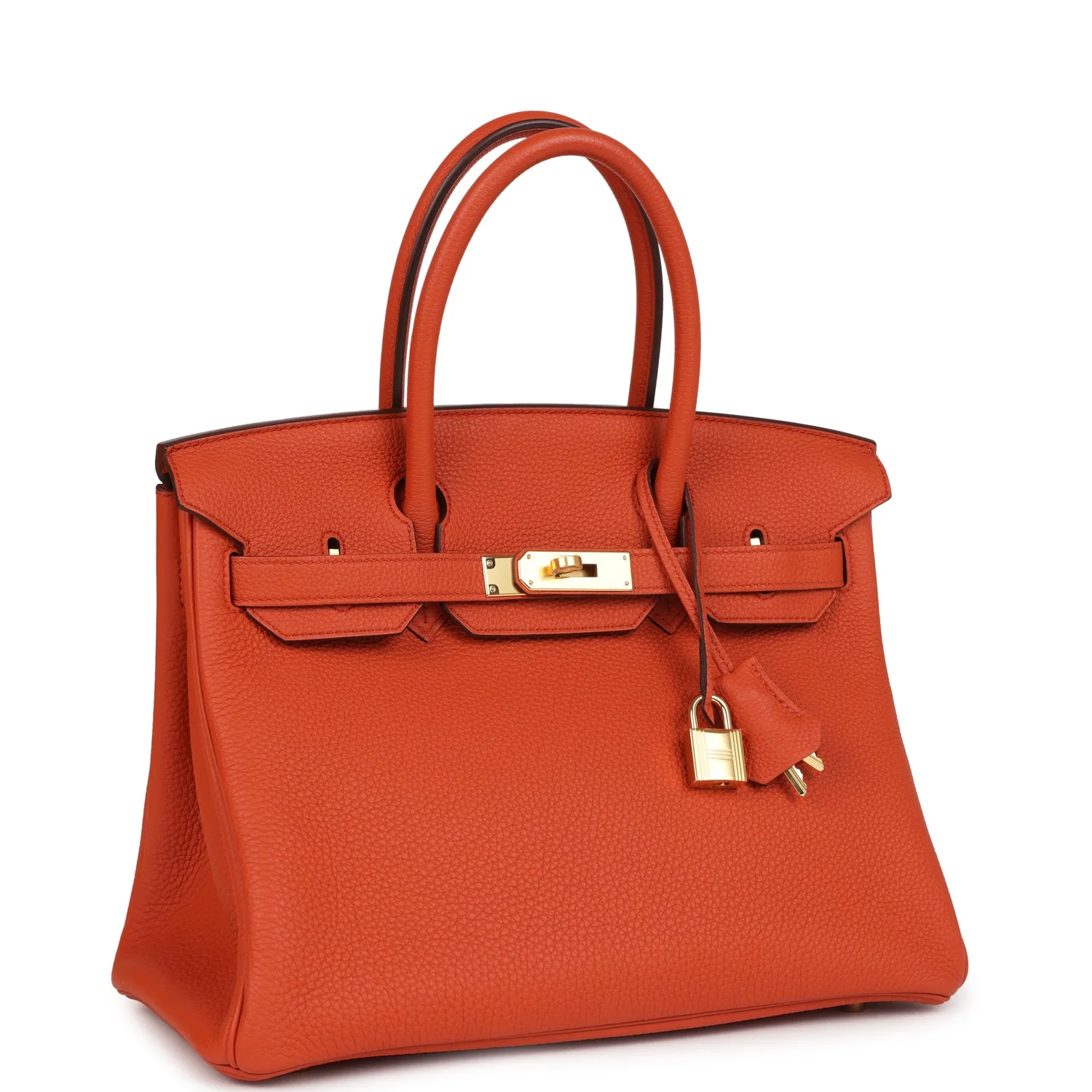 Hermes BirkinTerre Battue Togo Gold Hardware