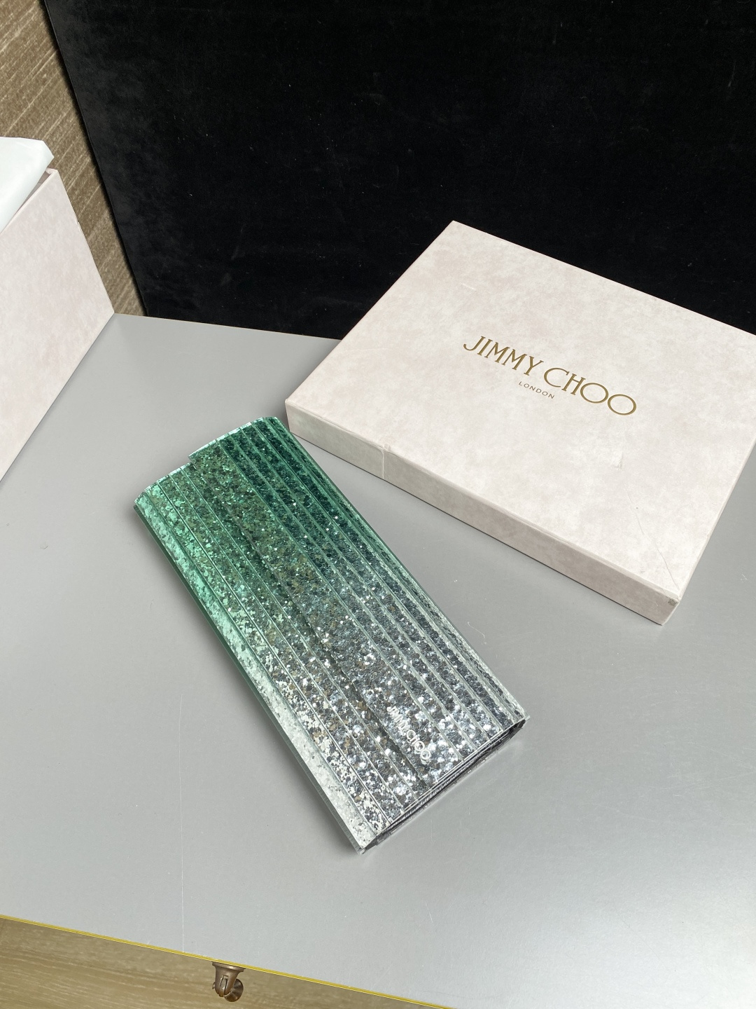 [TOP] JIMMY CHOO Sweetie Bag 24*10*5CM - Green - 711 Luxury