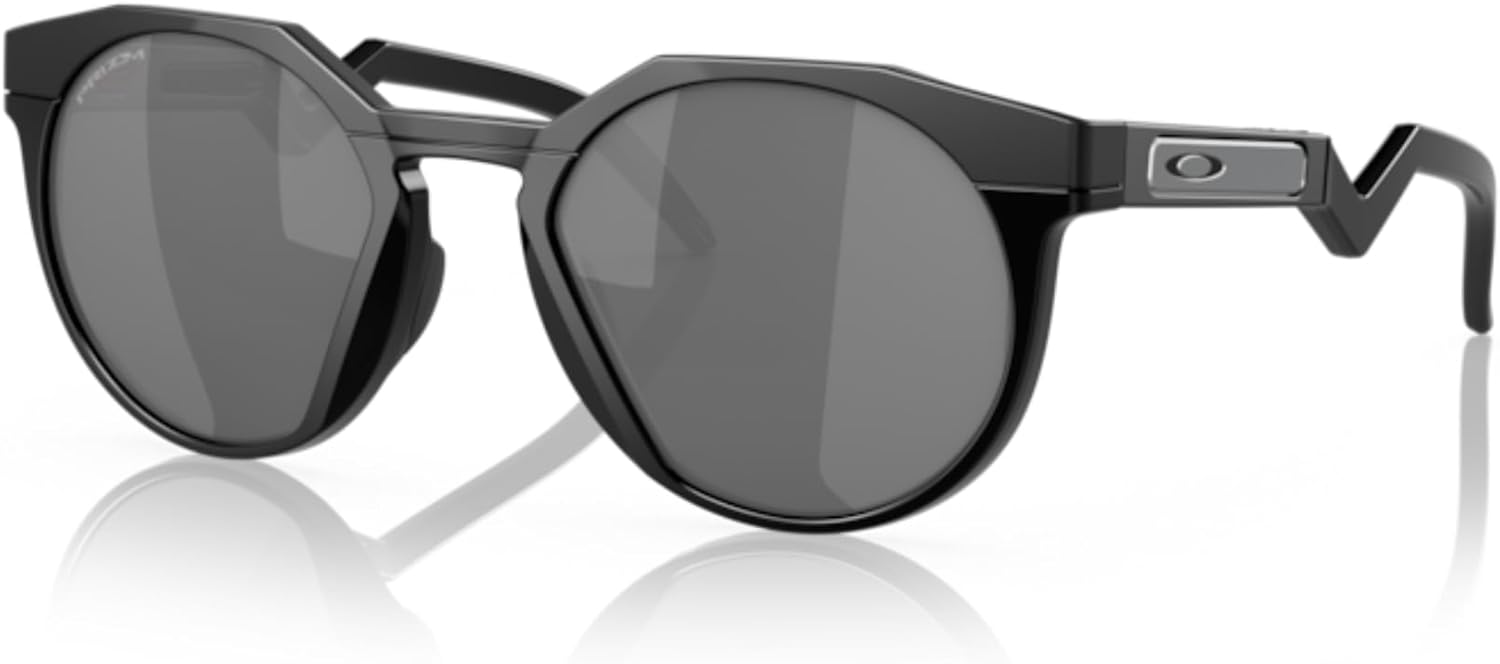 Oakley OO9242 HSTN 52M Round Sunglasses for Men+ Bundle Accessory Leash Kit, Microfiber Pouch
