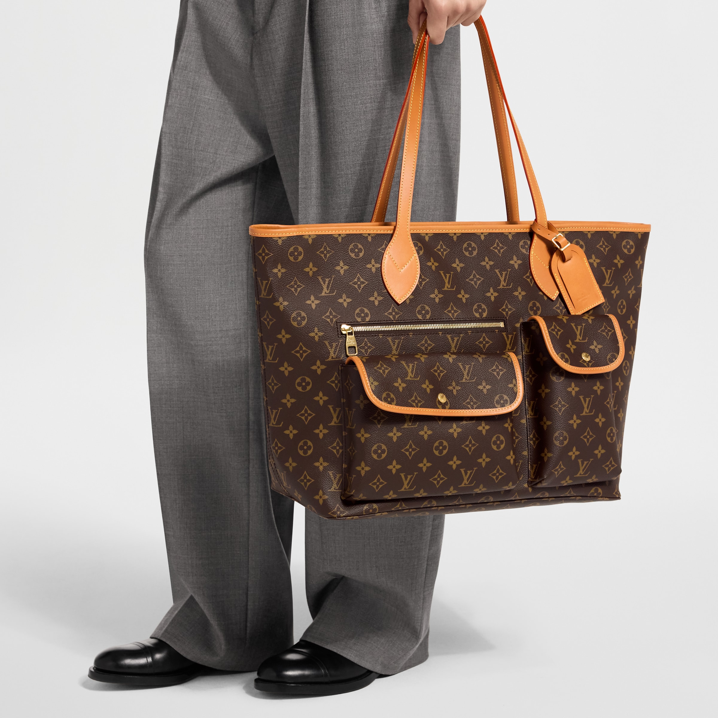 Louis Vuitton Bag LOUIS VUITTON Nevereverfull Cargo Monogram Archive Travel Bags and Rolling Luggage #393688 View 2 | Nigo Of