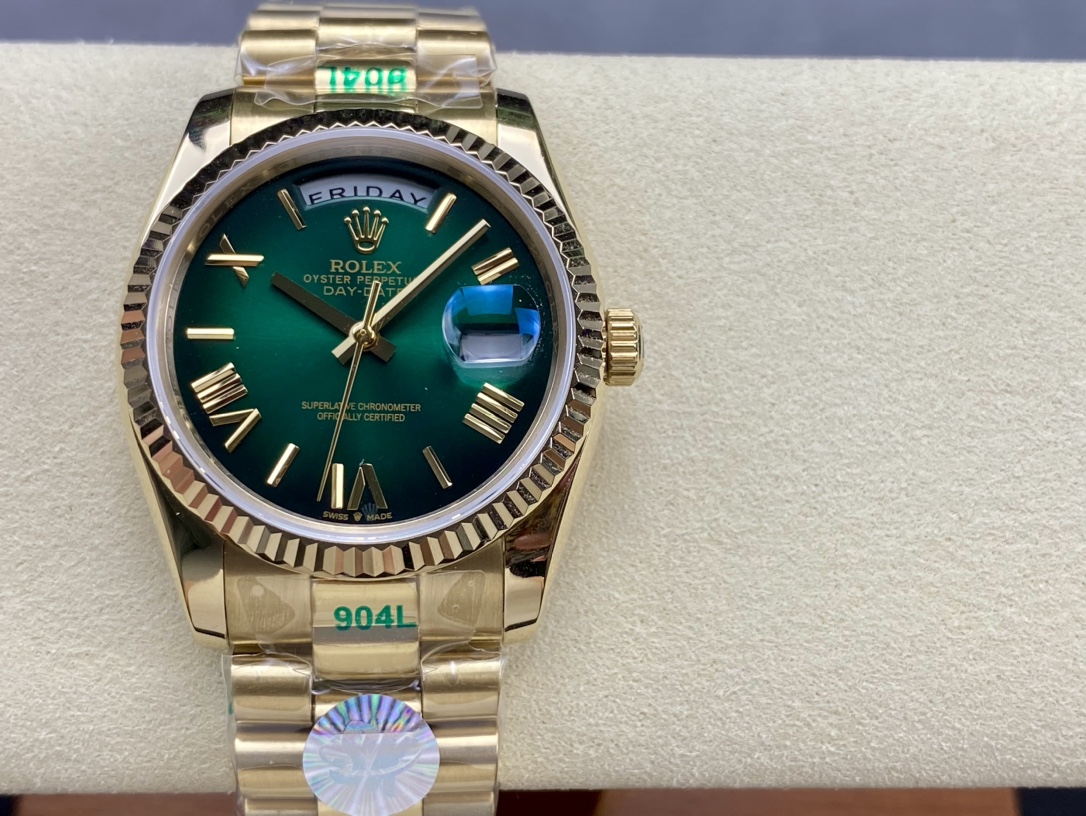 [TOP] ROLEX Watch 36 mm - Green