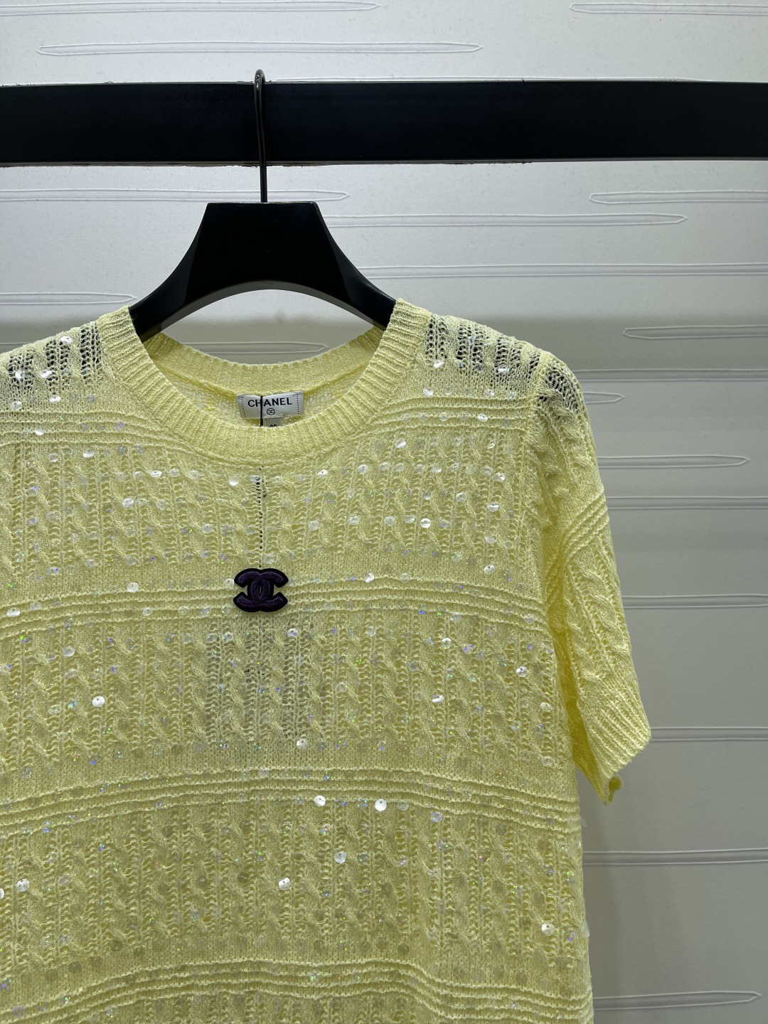 [TOP] CHANEL Knit Top - Yellow - 711 Luxury