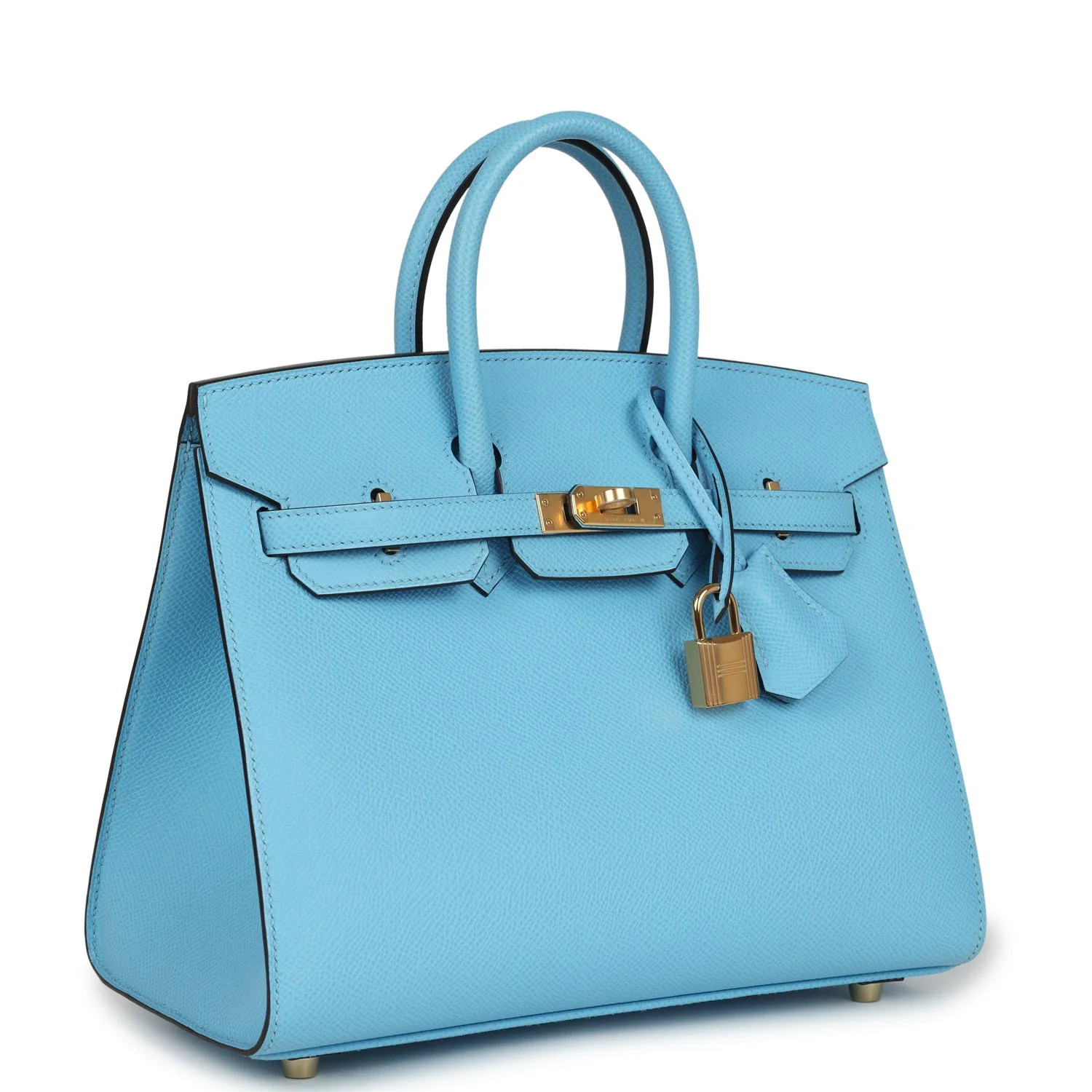 Hermes Birkin SellierCeleste Epsom Gold Hardware