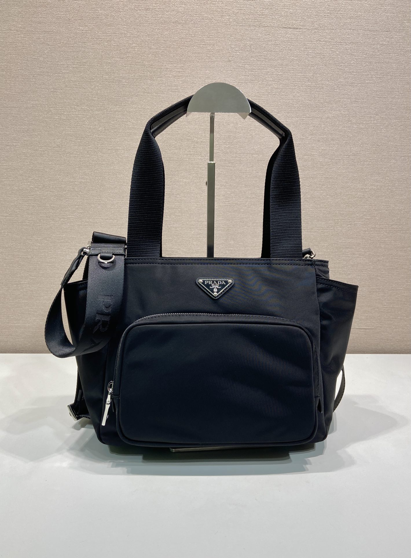 [TOP] PRADA Re-Nylon  Bag 26x22x13cm - Black - 711 Luxury