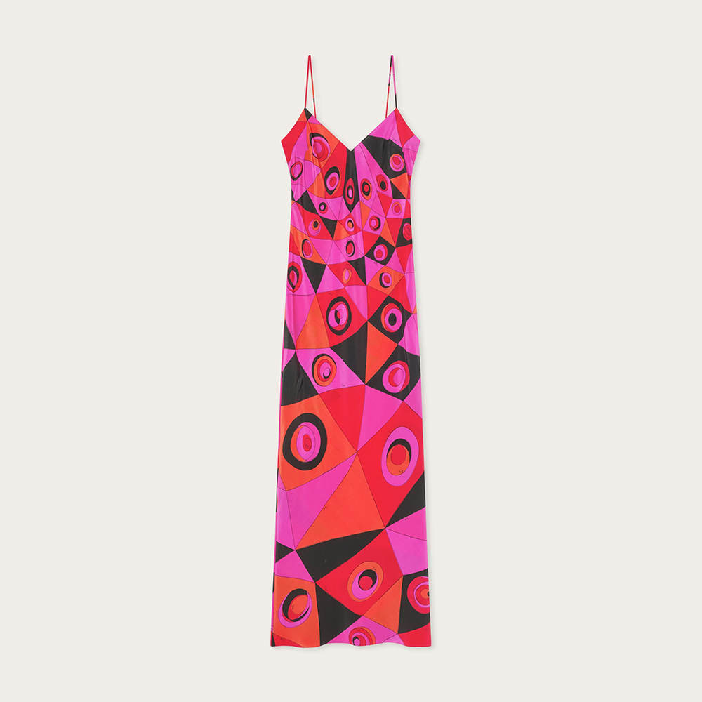 PUCCI Occhi Print Silk Dress #384334