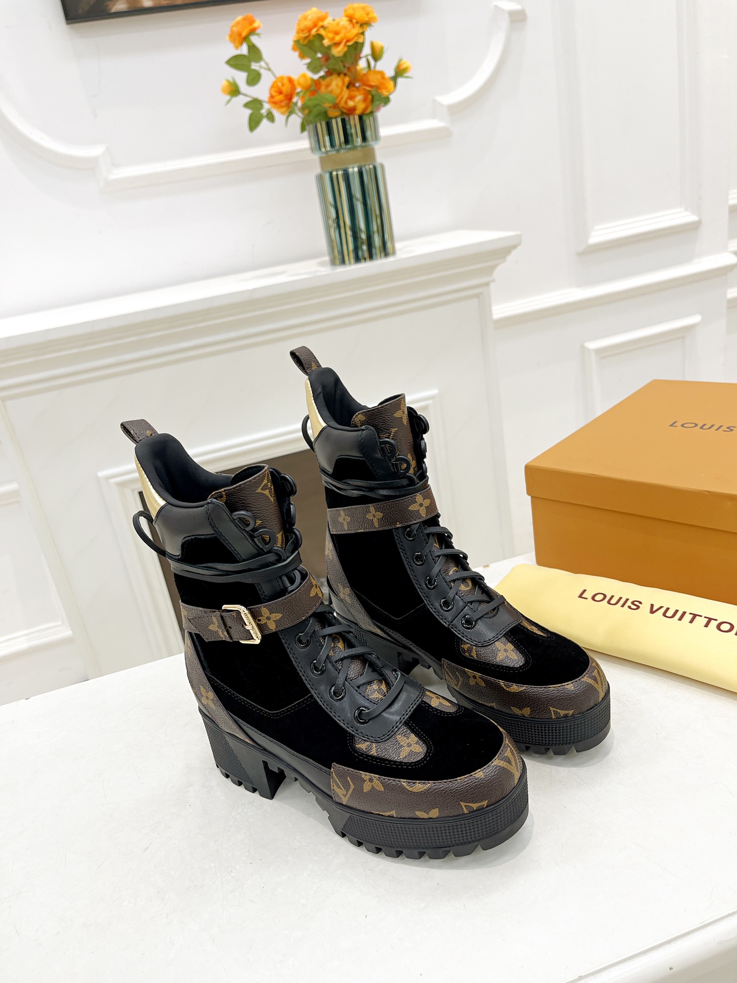 [TOP] Louis Vuitton LV Boots - Brown - 711 Luxury