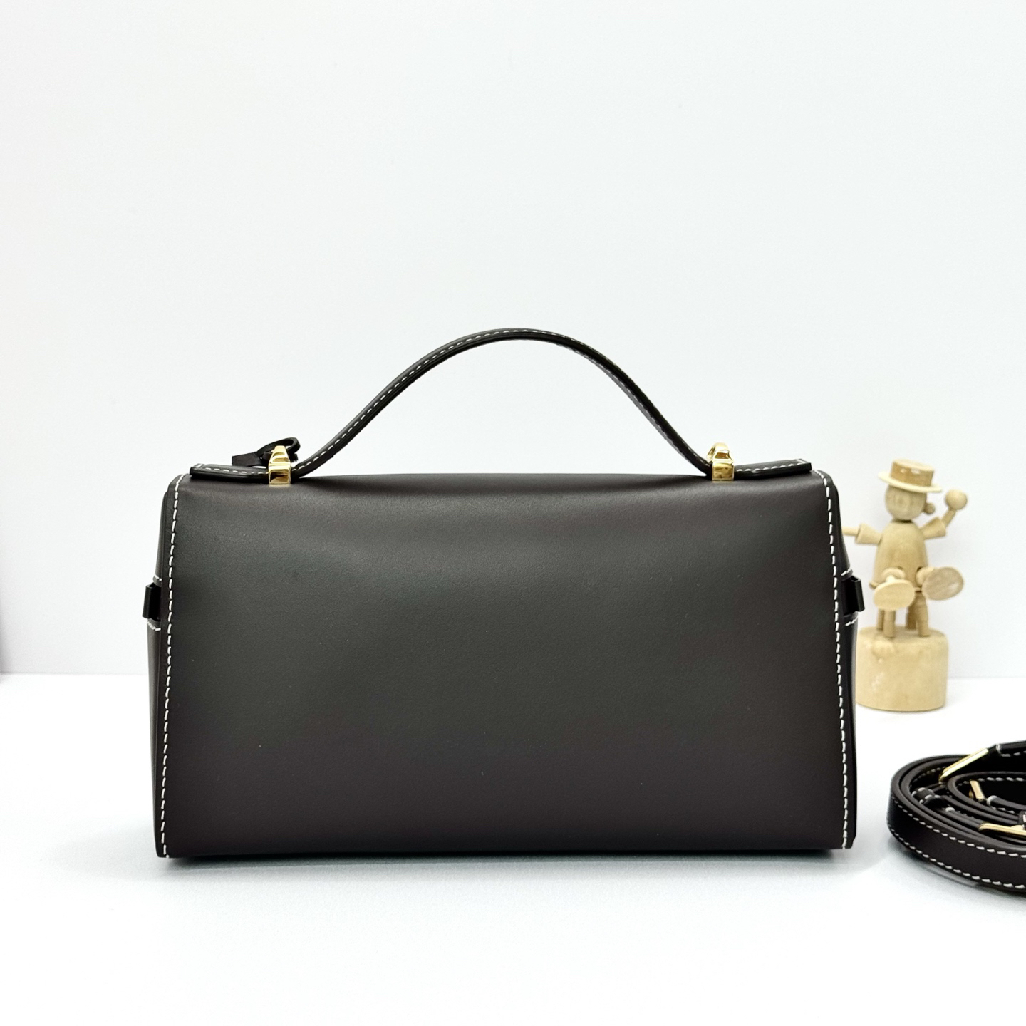 [TOP] Loro Piana Extra Bag L23 23 x 12 x 7cm - Coffee Color - 711 Luxury