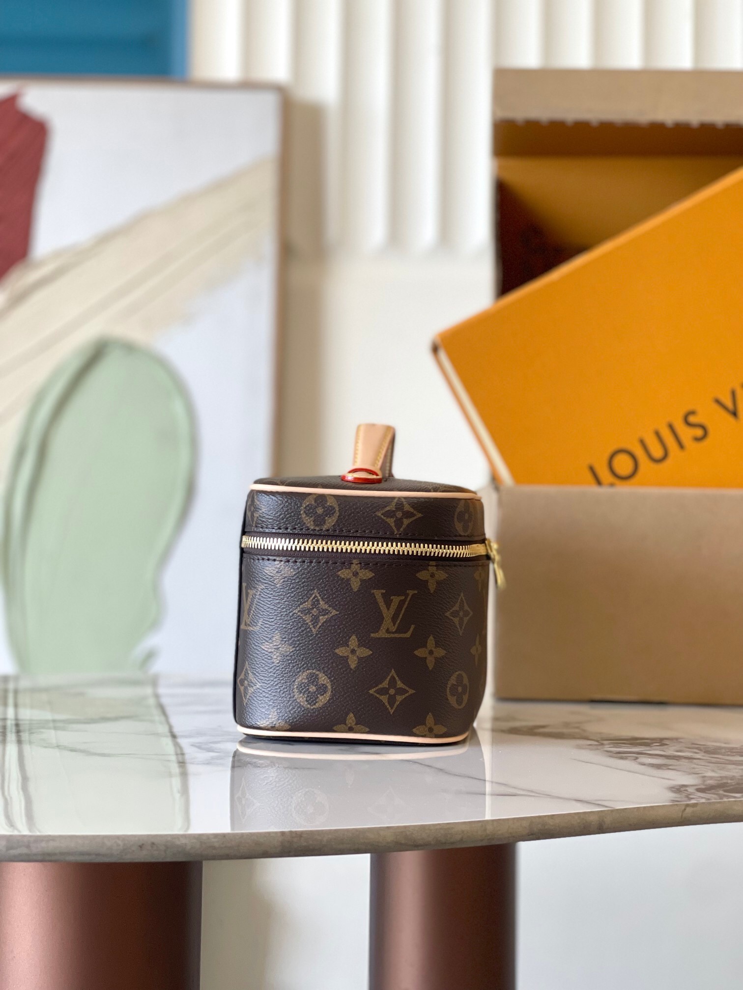 [TOP] Louis Vuitton LV Vanity Case 20x13.5x12cm - Brown - 711 Luxury