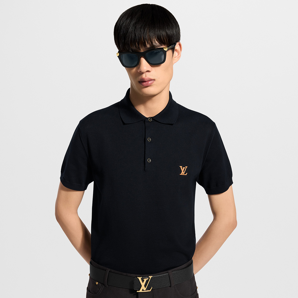 Louis Vuitton Short-Sleeved Polo Shirt With Signature #380218