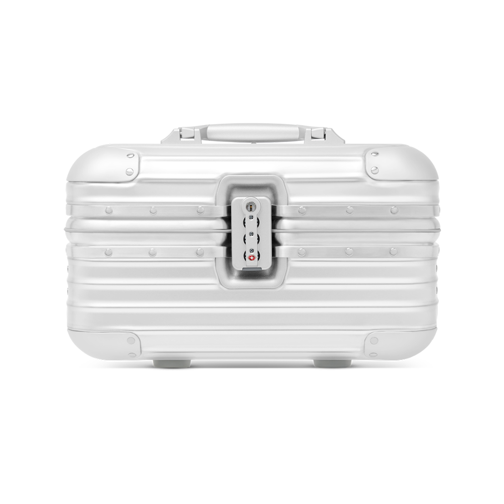 RIMOWA Aluminum Travel Vanity Case in Silver #379431