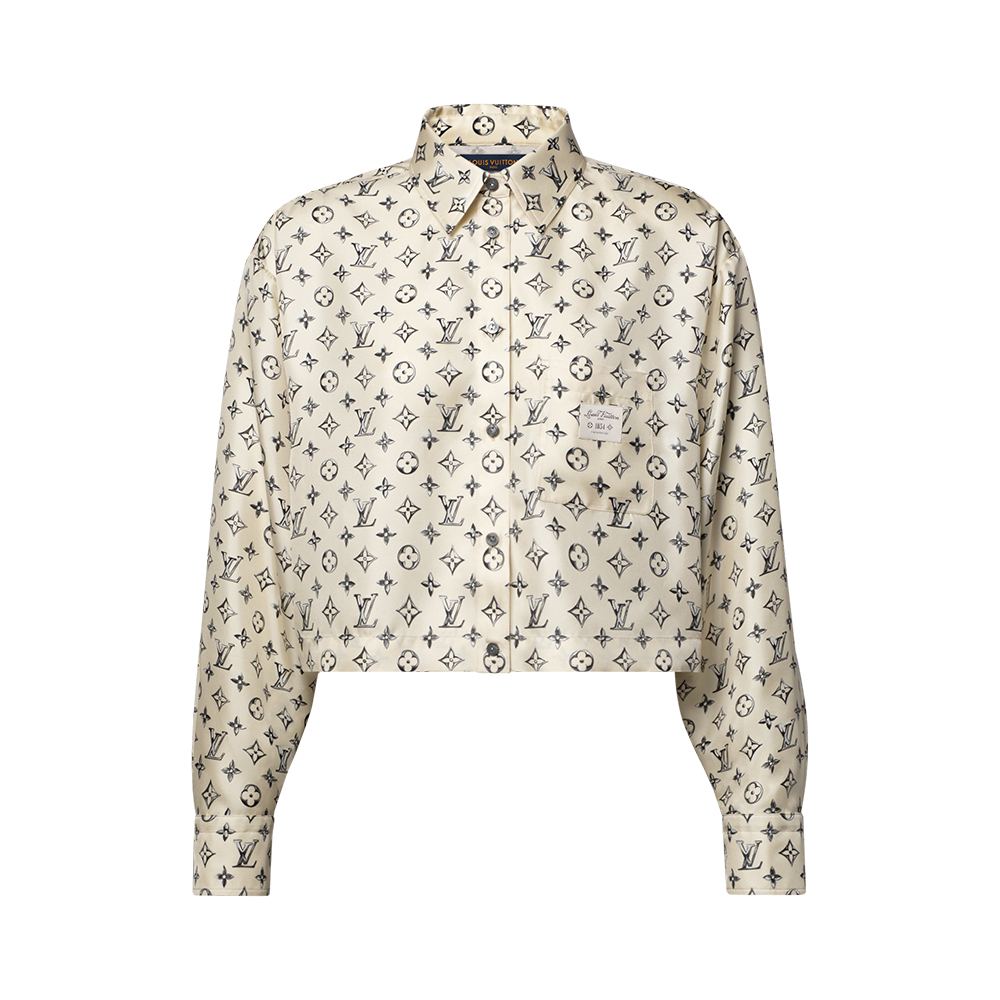 LOUIS VUITTON Cropped Buckle Up Shirt #387825
