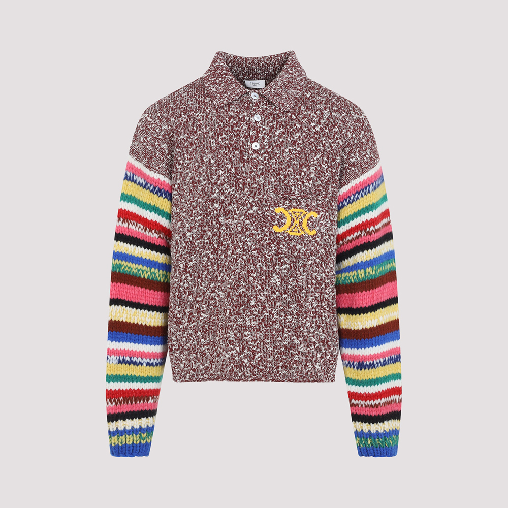 Celine Clothing Celine Colorblock Knitted Sweater #396269 | Nigo Office