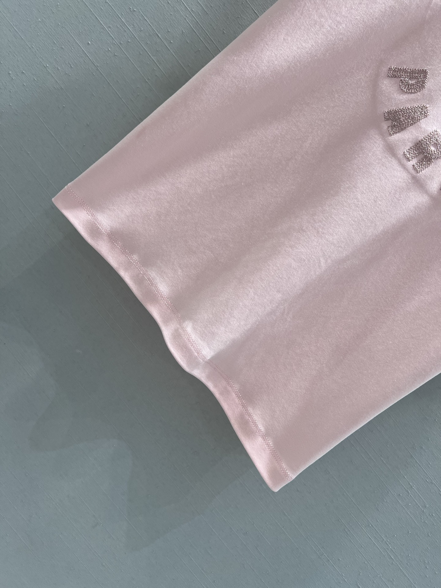 [TOP] CELINE Color Block Collar T-Shirt - Pink