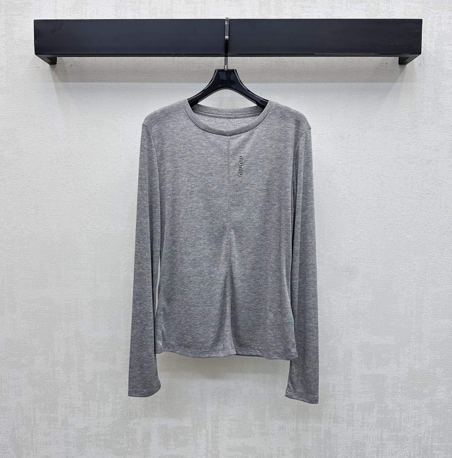 [TOP] Miu Miu T-shirt - Gray - 711 Luxury