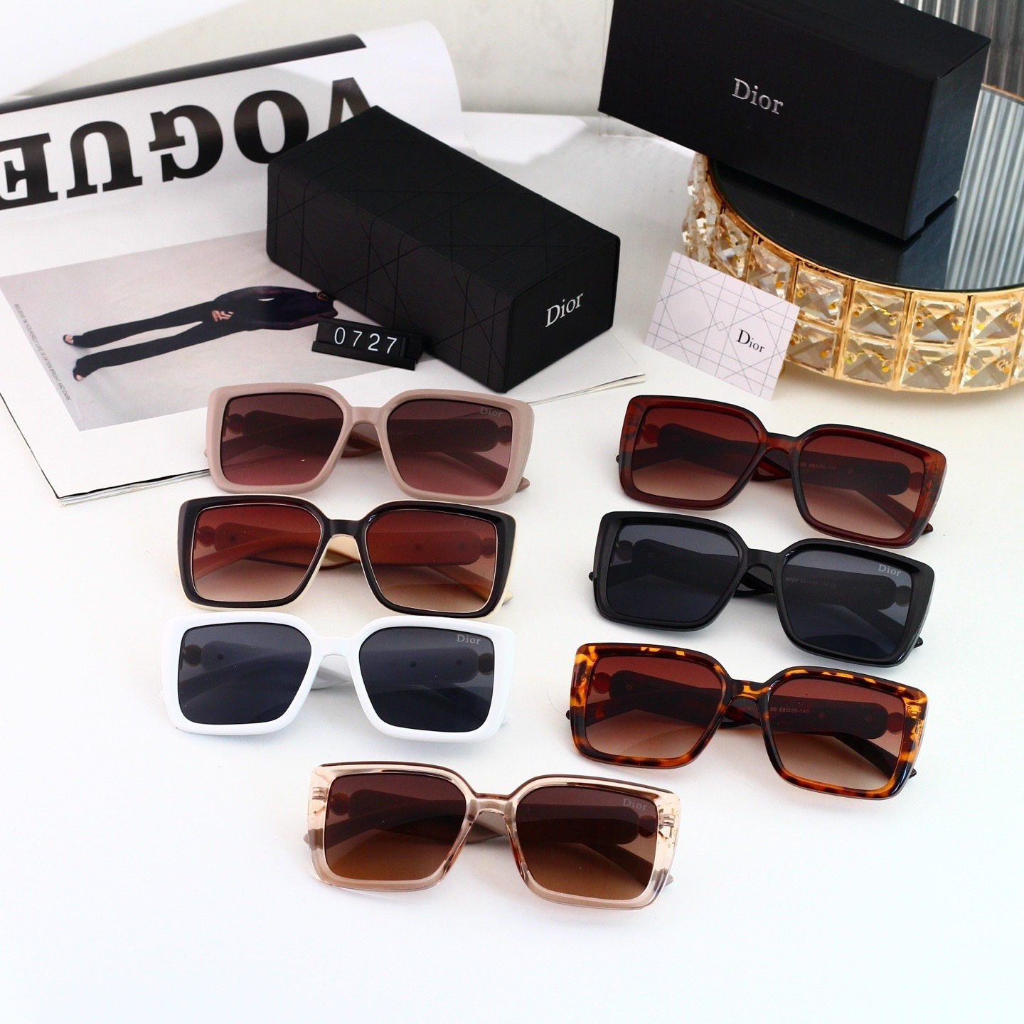 [TOP] Christian Dior Sunglasses - 7 Colors - 711 Luxury