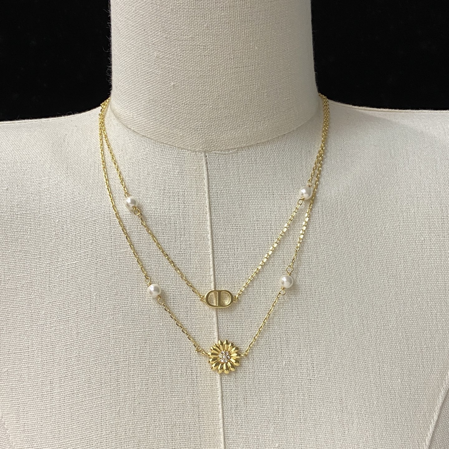 [TOP] Christian Dior Necklace - Gold - 711 Luxury