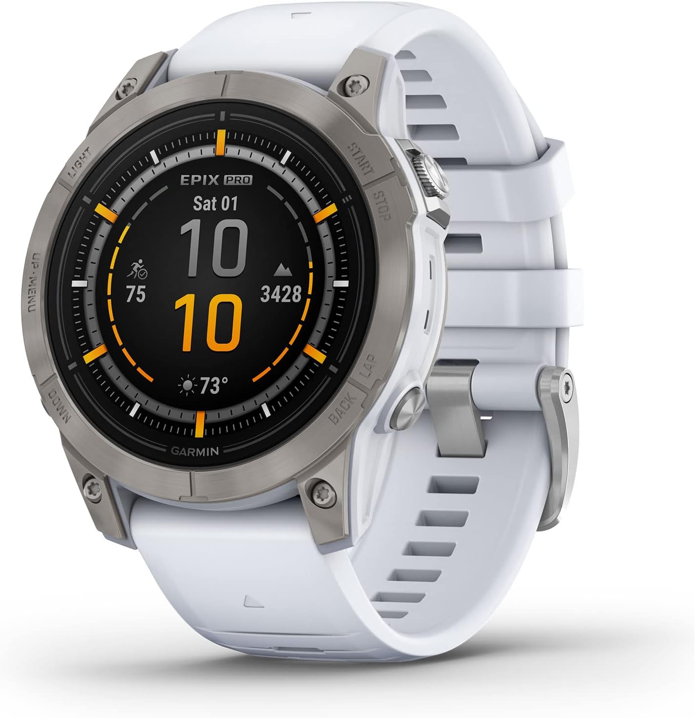 Garmin epix Pro (Gen 2) Sapphire Edition, 51mm, High Performance Smartwatch, Advanced Training Technology, Built-in Flashlight, Black