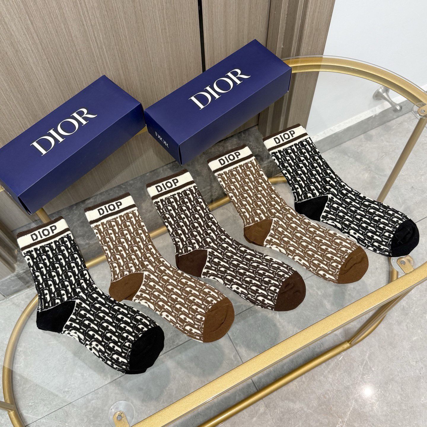 [TOP] Christian Dior Socks - 5 Pieces as a Set - 711 Luxury