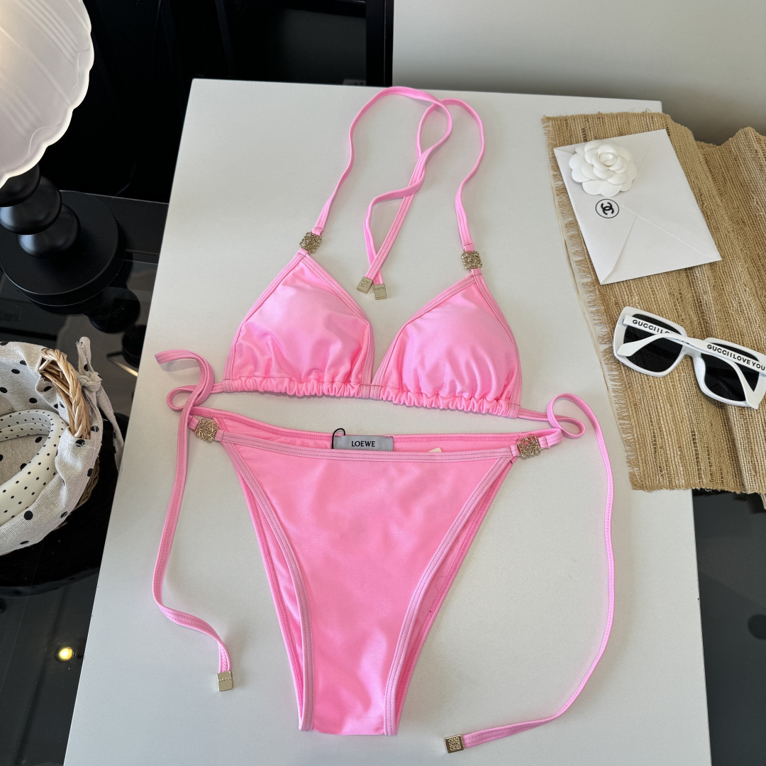 [TOP] LOEWE Bikini Swimsuit - Pink - 711 Luxury