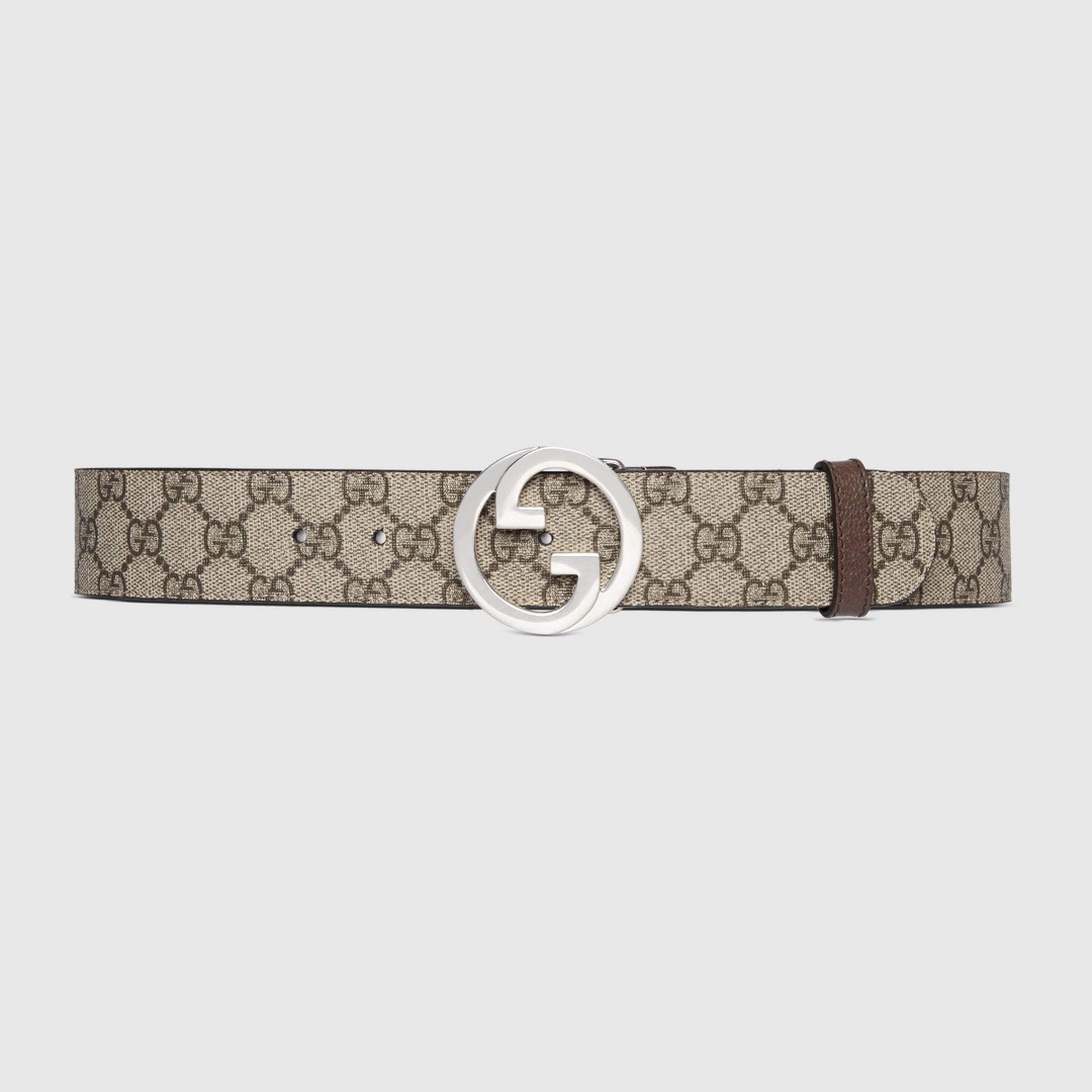 [TOP] GUCCI GG Belt 4.0cm - Beige - 711 Luxury