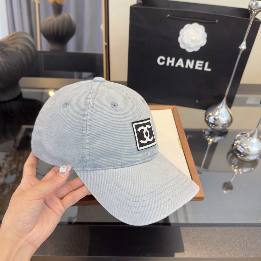 [TOP] CHANEL Baseball Hat - Blue - 711 Luxury