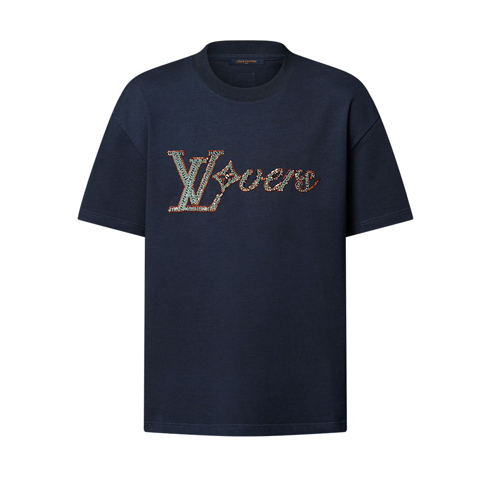 LOUIS VUITTON LV Vers Embellished Short-Sleeved T-Shirt 1AGHXQ  #292078