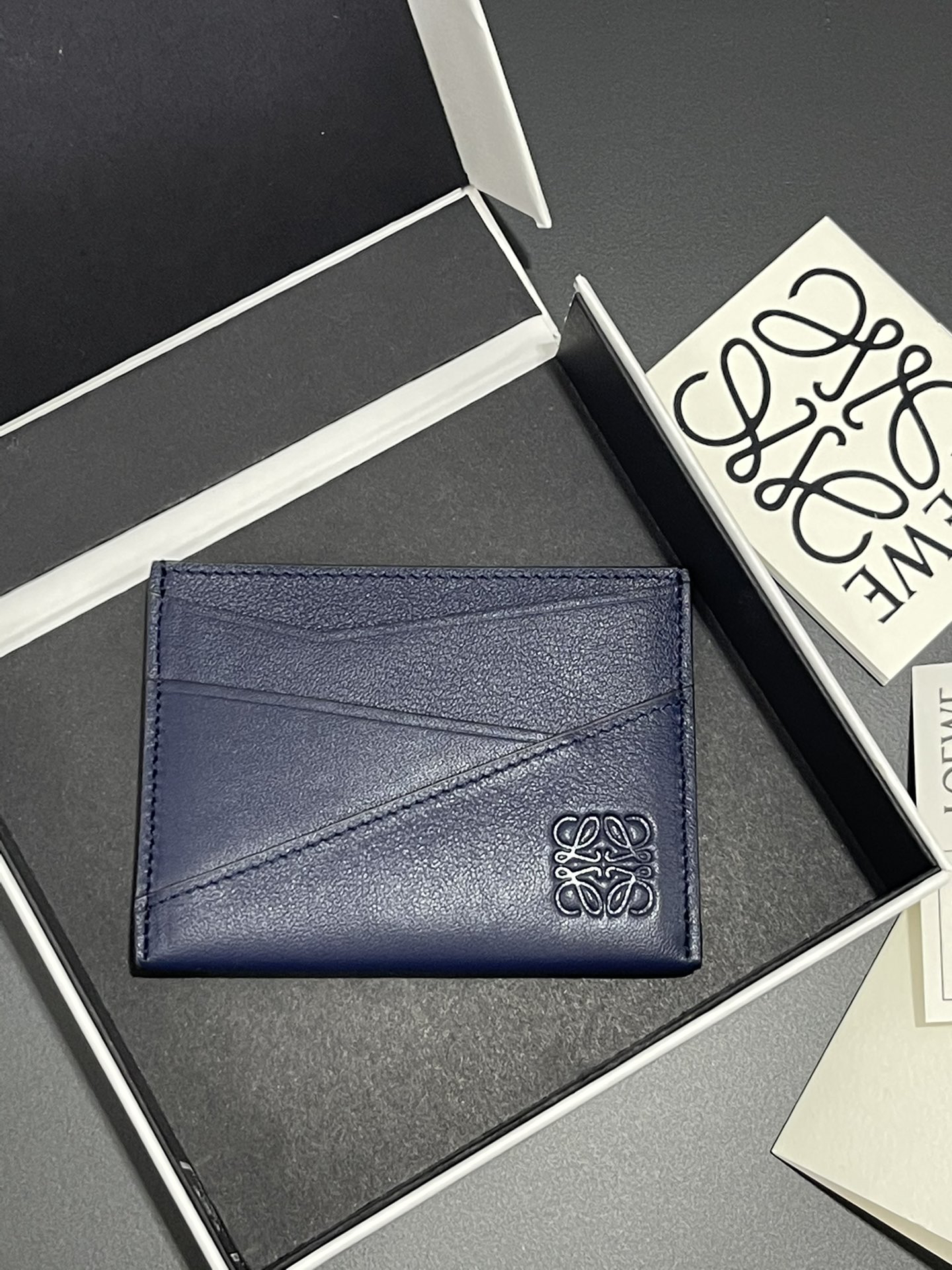 [TOP] LOEWE  Card Holder 10.5*7.5cm - Blue