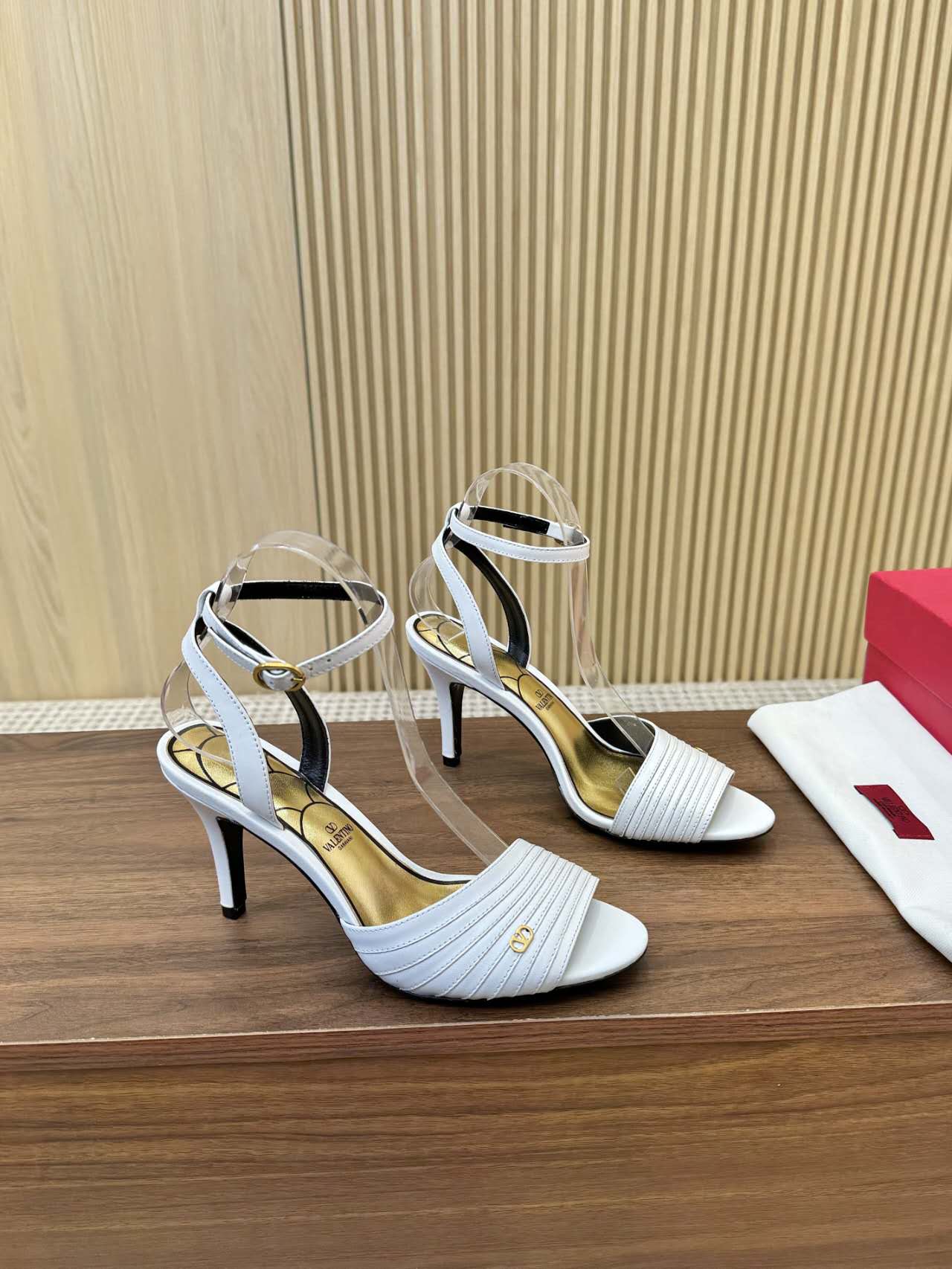 [TOP] VALENTINO High-heeled Shoes  - White - 711 Luxury