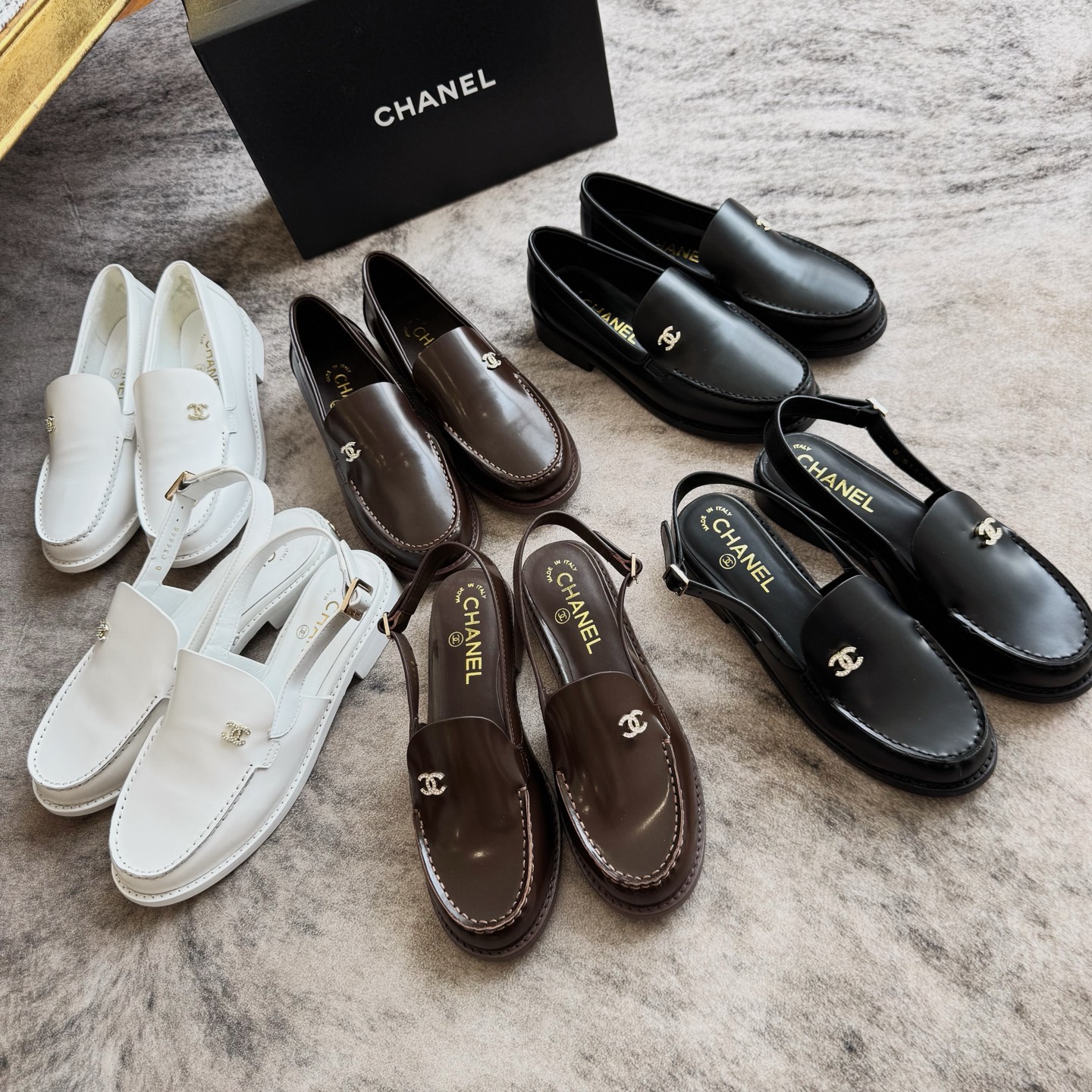 Chanel Shoes Chanel Leather Loafers #394264 | Nigo Office